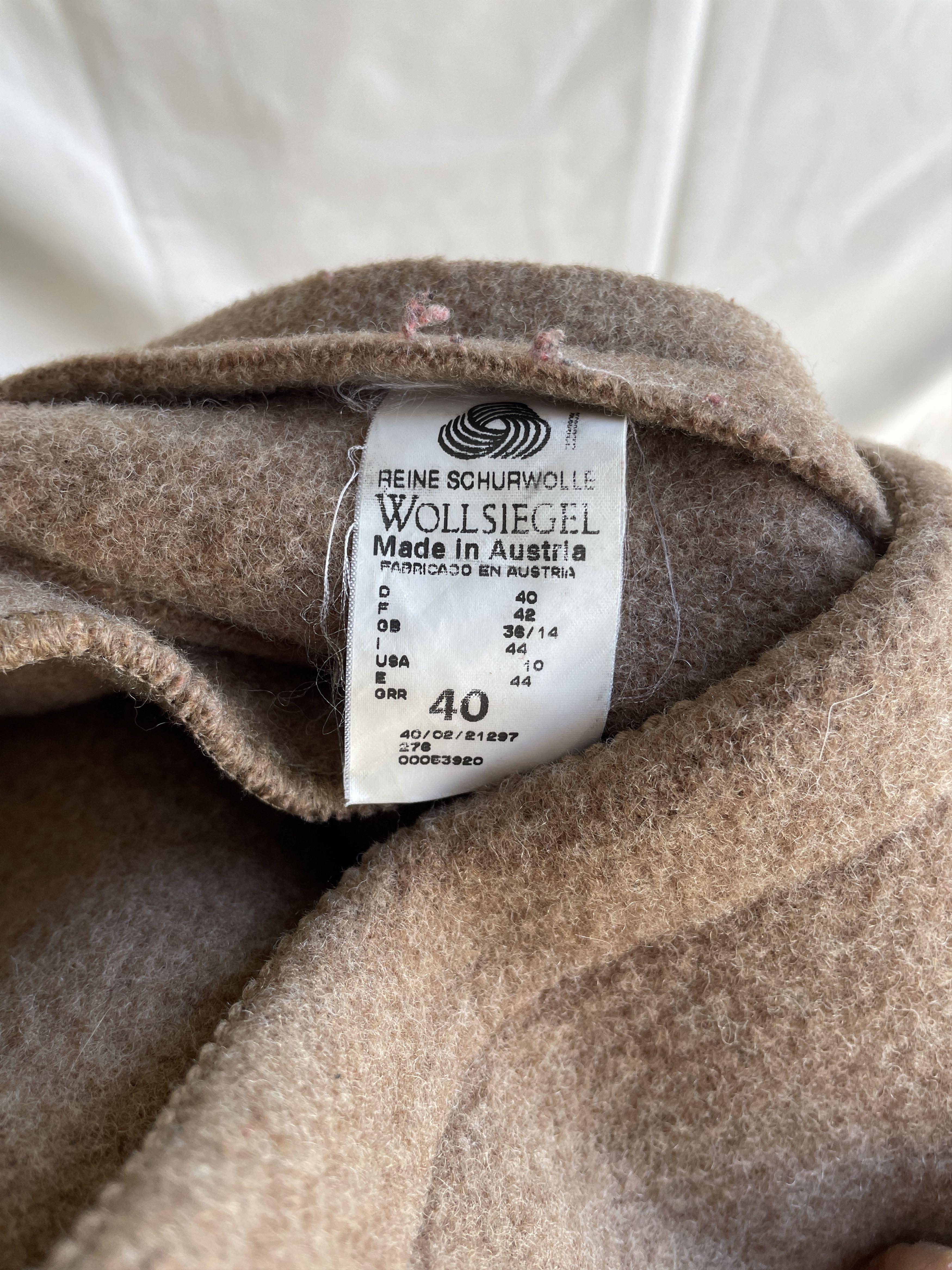 GIESSWEIN Giesswein Austria Vintage Womens Wool Zip Coat Size L / US 10 / IT 46 - 9 Thumbnail