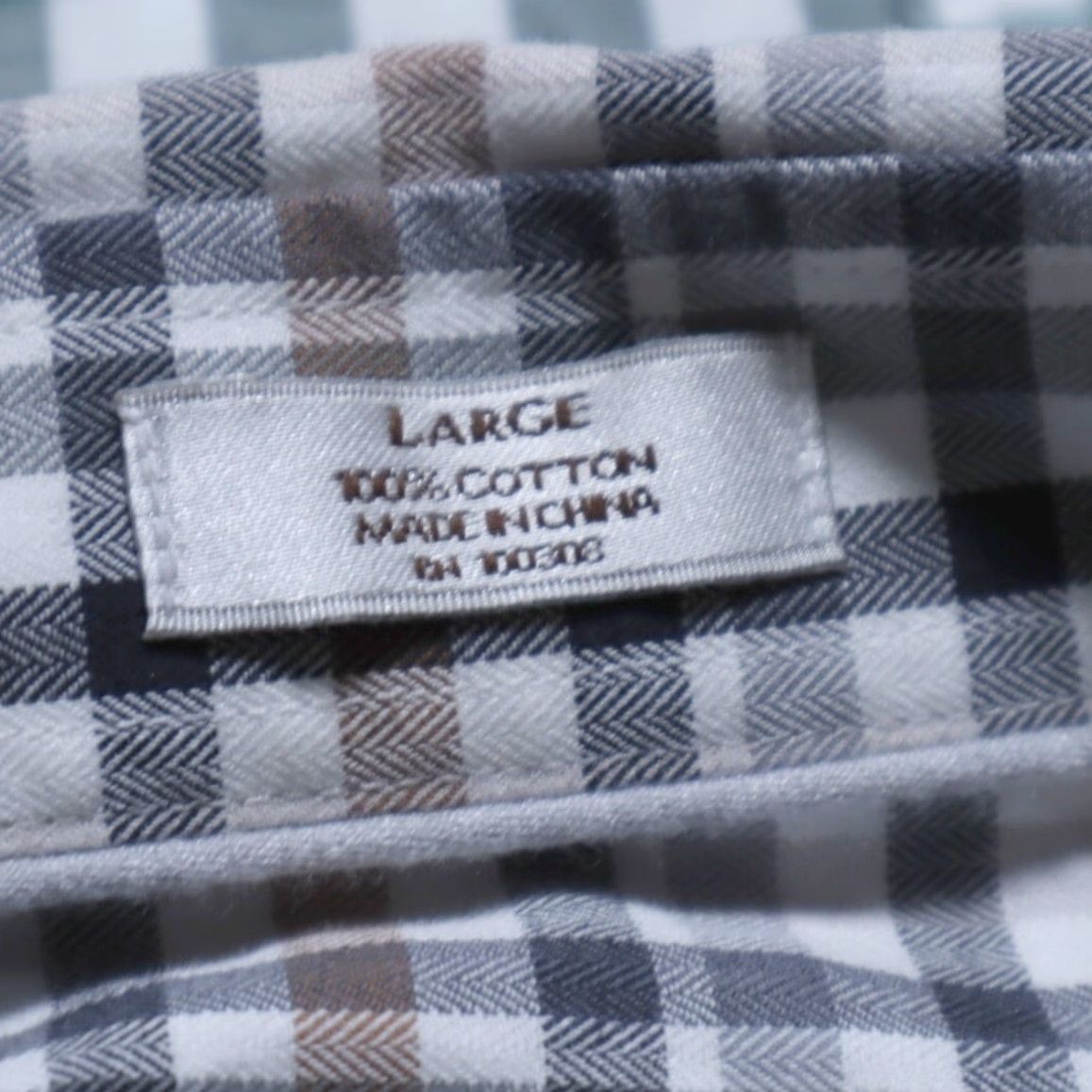 Peter Millar Peter Millar Shirt Gingham Long Sleeve Button Up Mens L Twill Cotton Multi-Colored Worked Relaxed Fit Size US L / EU 52-54 / 3 - 6 Thumbnail