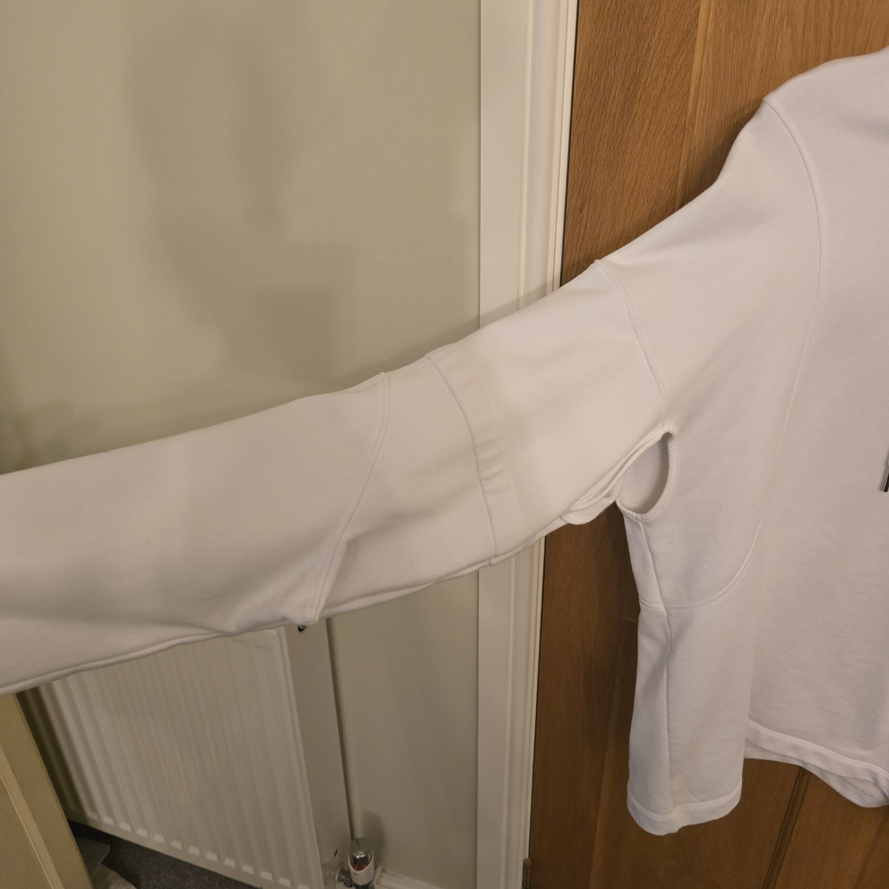 Helmut Lang Helmut Lang Men's White Hoodie Size US M / EU 48-50 / 2 - 3 Thumbnail