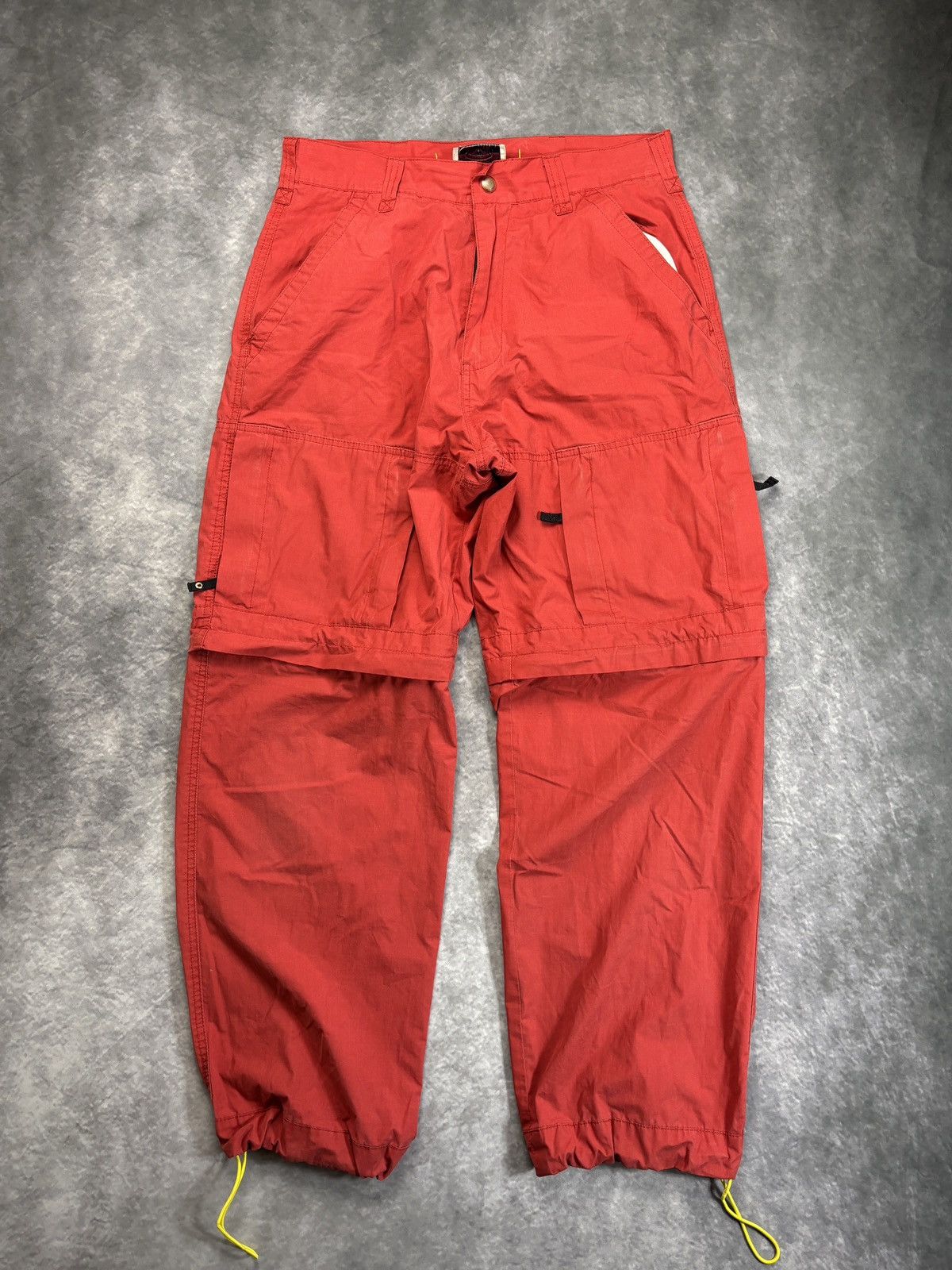 Other × Vintage 1990s Nylon Cargo Pants Vintage Convertible Zip Off Shorts Size US 32 / EU 48 - 12 Thumbnail