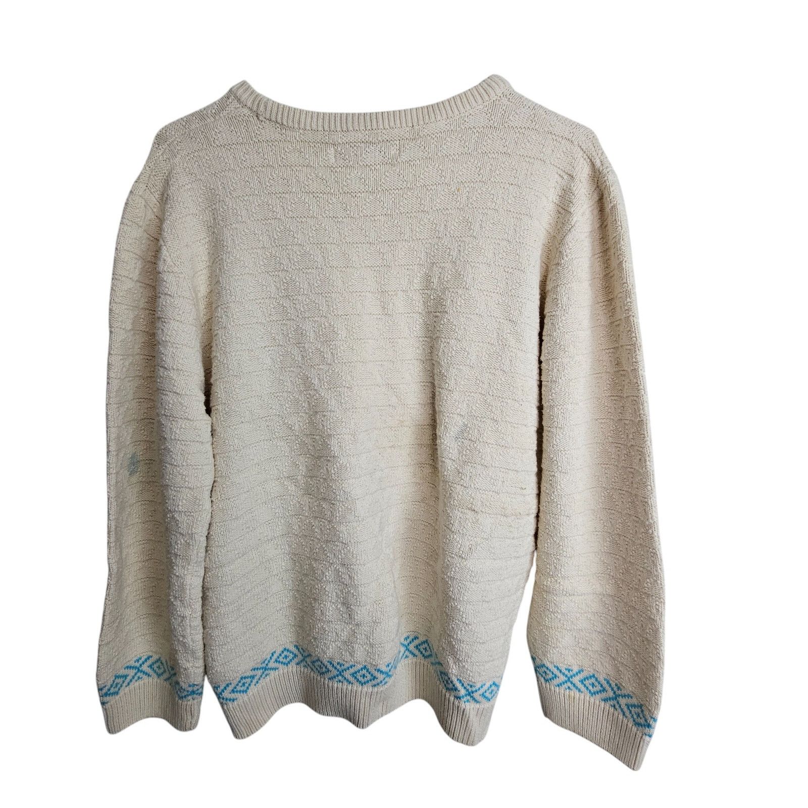 Cabelas Cabelas Womens Cowboy Print Knit Pullover Sweater XL Western Size XL / US 12-14 / IT 48-50 - 8 Thumbnail