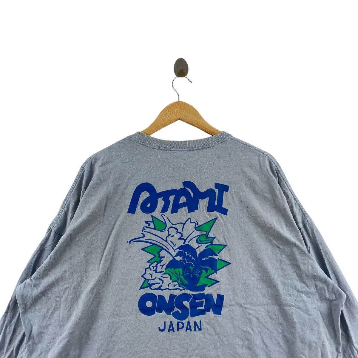 Vintage ATAMI JAPAN ONSEN Spa Paradise Baggy Tee Shirt Top Size XL / US 12-14 / IT 48-50 - 2 Thumbnail