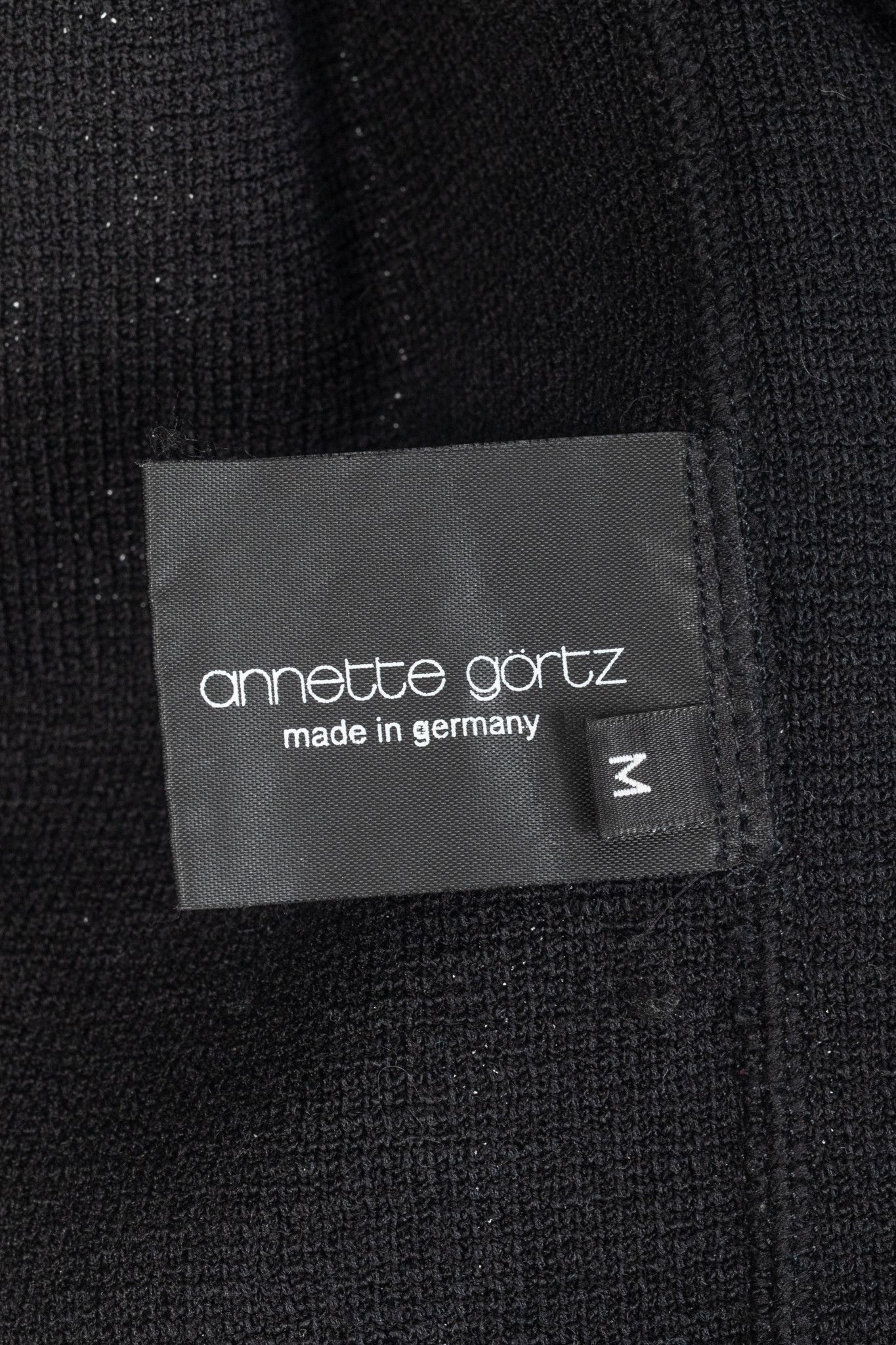 Annette Gortz Annette Gortz AW09 Chita Black Wool-Blend Buttoned Jacket Size M / US 6-8 / IT 42-44 - 9 Thumbnail
