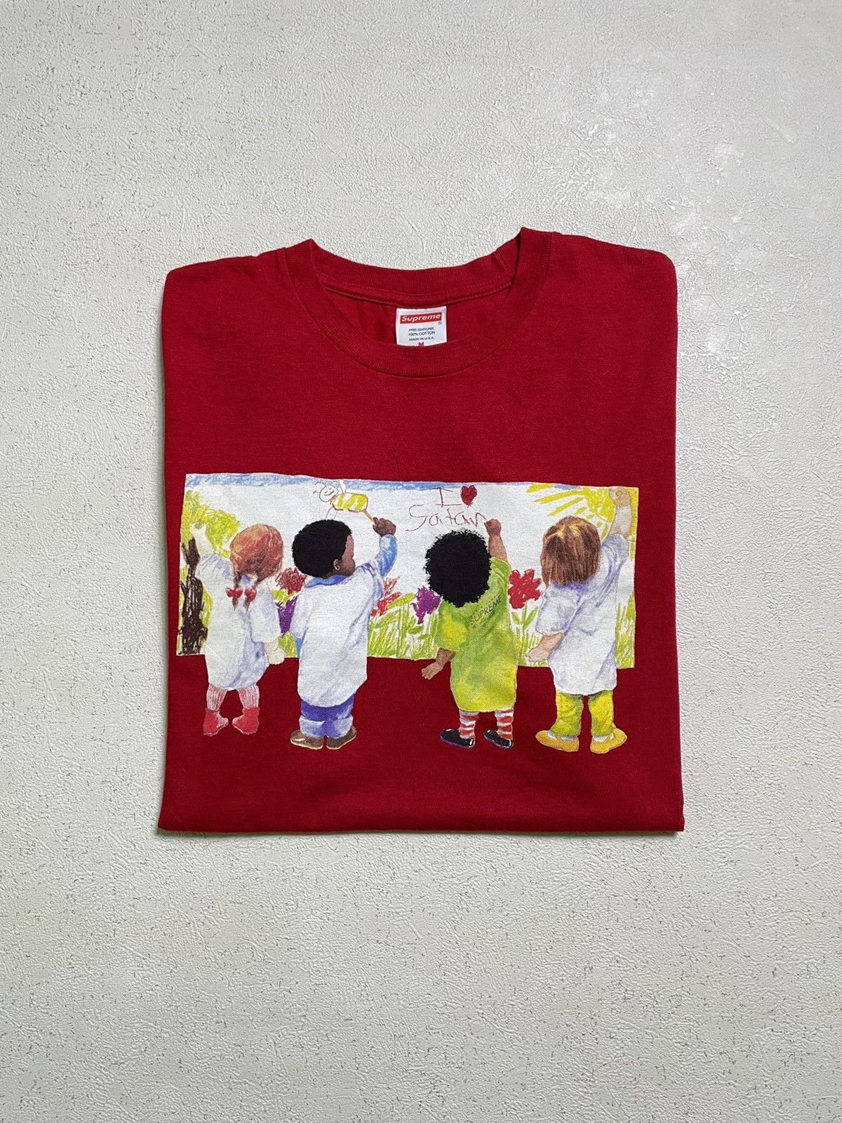 Supreme Supreme I Love Satan Tee Size US M / EU 48-50 / 2 - 2 Thumbnail