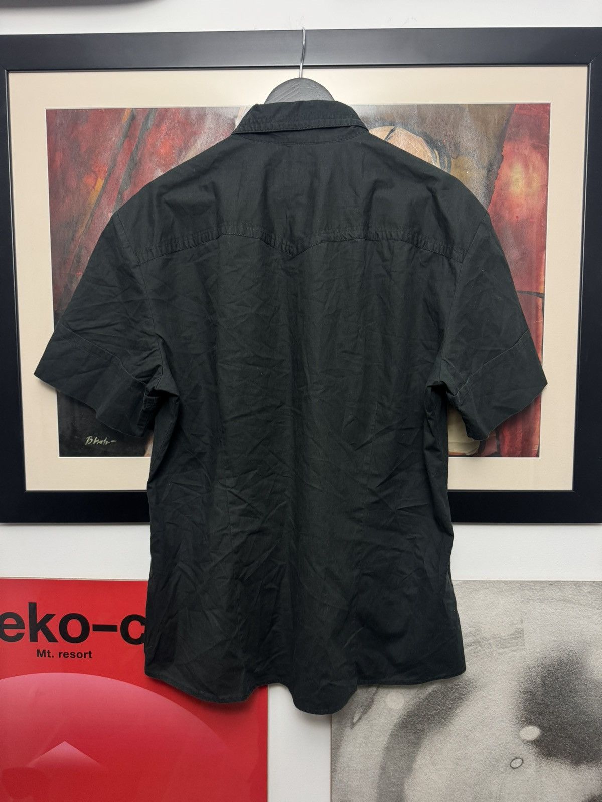Versace Jeans Couture Versace Jeans Couture Button Up Shirt Vintage designer black Size US L / EU 52-54 / 3 - 2 Thumbnail