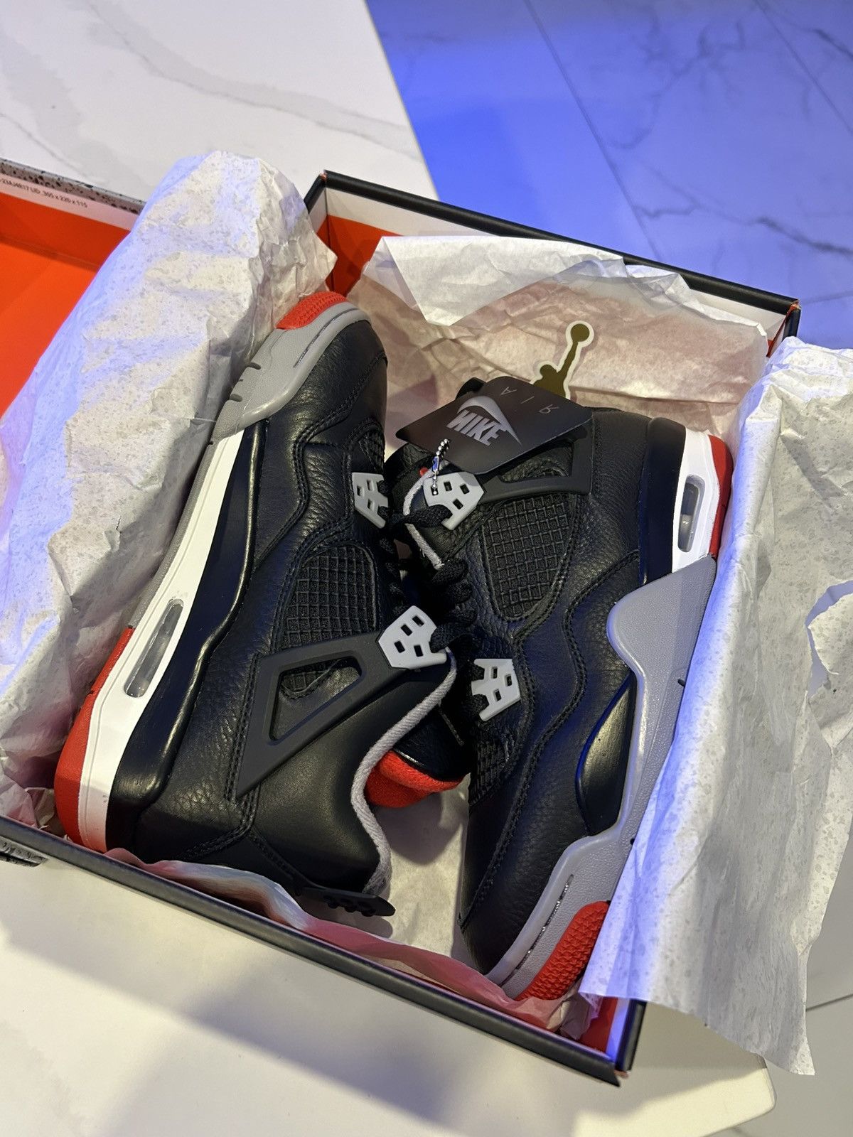 Jordan Brand Jordan 4 Bred Reimagind Size US 6.5 / EU 39-40 - 7 Thumbnail