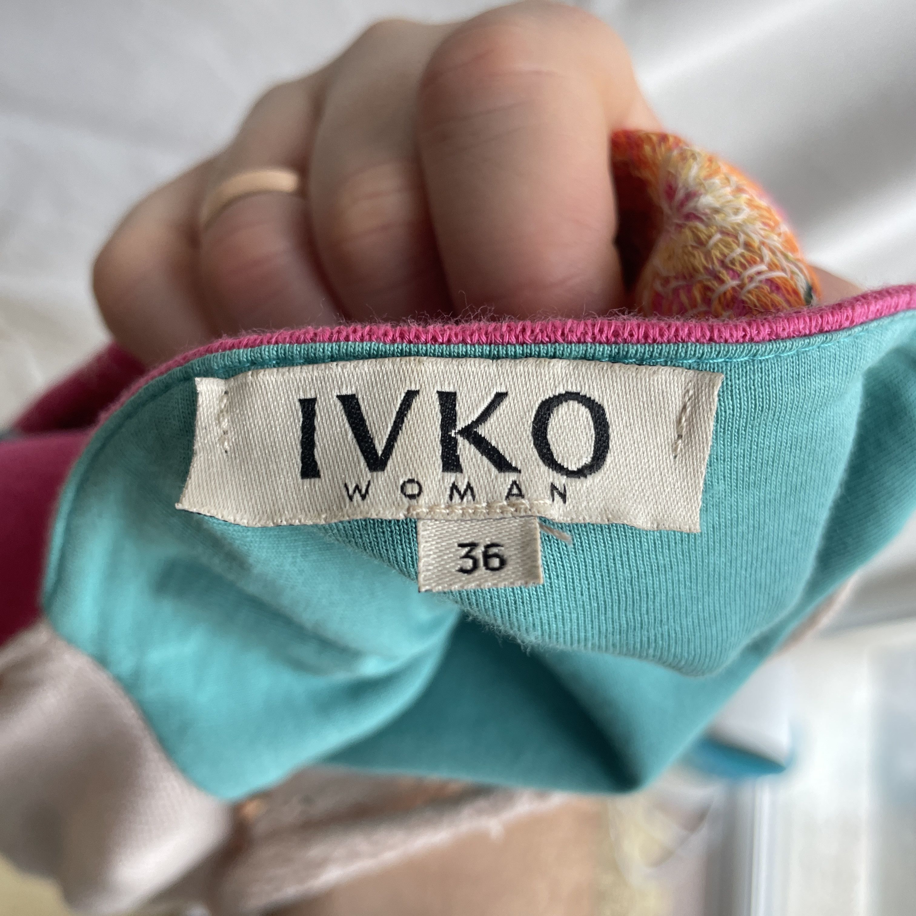 Other IVKO Floral Cotton Open Front Wrapover Cardigan Size EUR 36 Size XS / US 0-2 / IT 36-38 - 10 Thumbnail