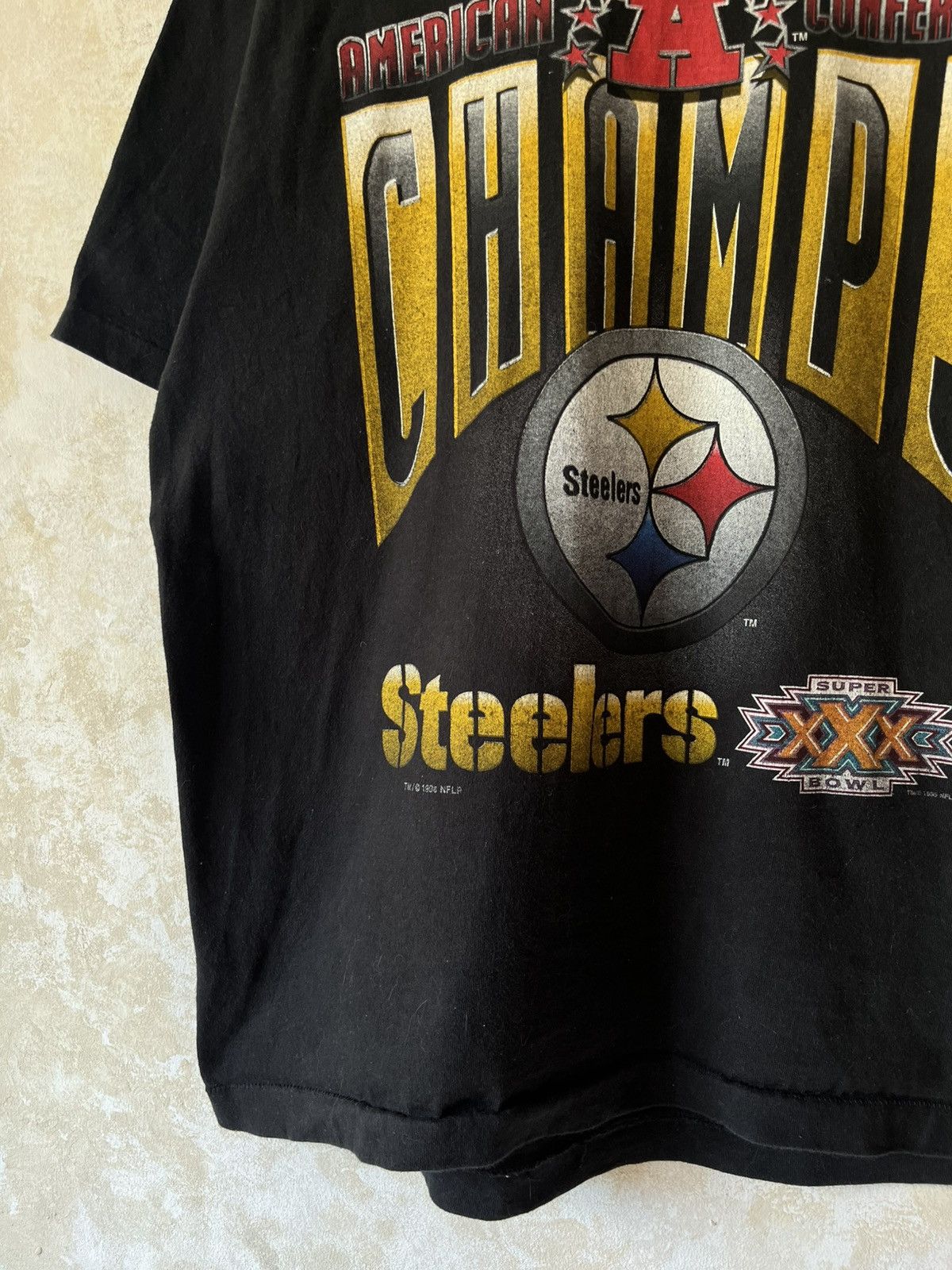 Salem Sportswear Vintage 1995 Pittsburgh Steelers AFC Champs Super Bowl Size US L / EU 52-54 / 3 - 2 Thumbnail