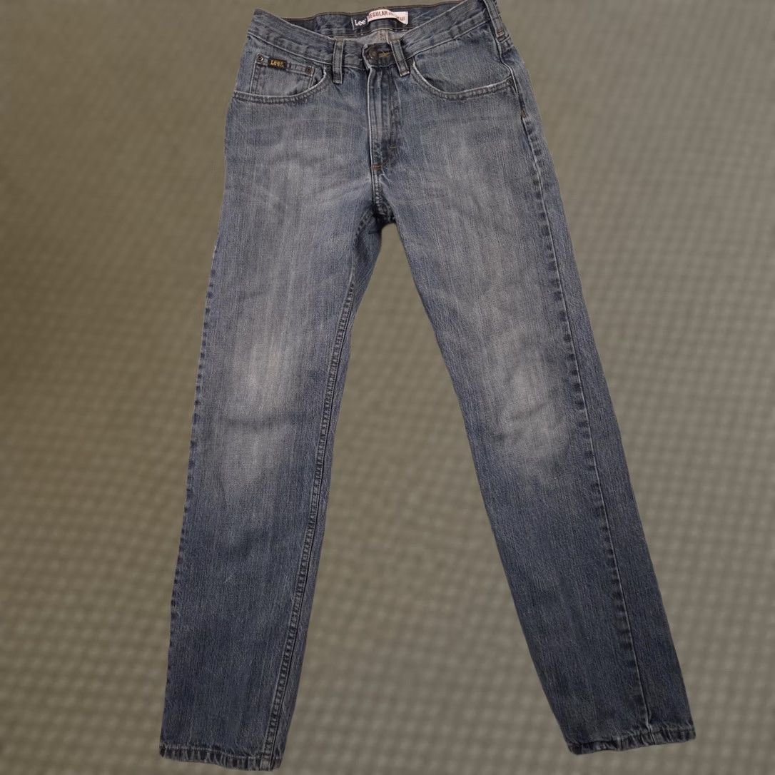 Lee Lee Jeans Mens 28x31 Blue Denim Regular Fit Straight Leg Pants Size US 28 / EU 44 - 1 Thumbnail