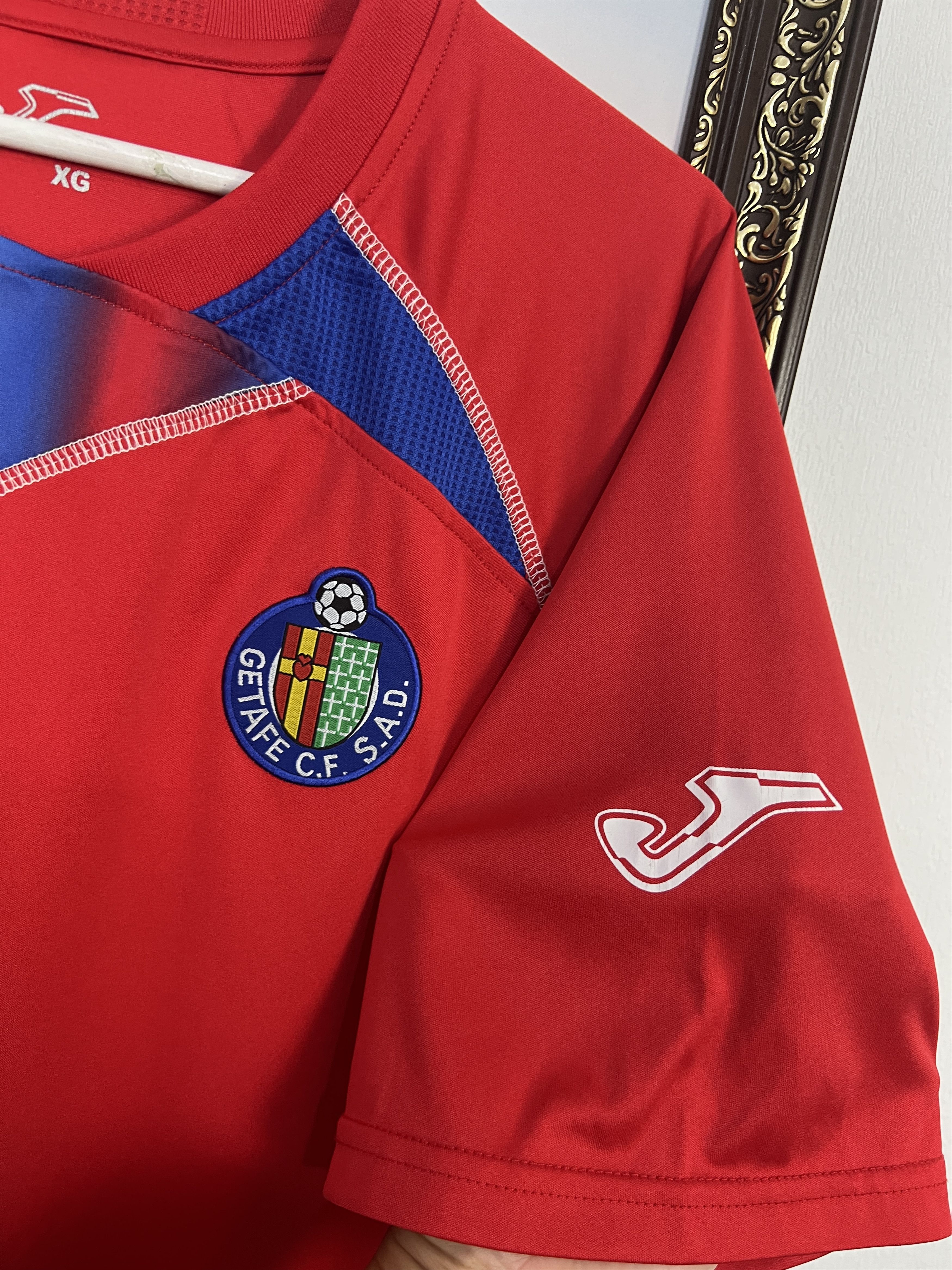 Joma Getafe Away football shirt 2009 Soccer Joma Red Jersey Size US XL / EU 56 / 4 - 3 Thumbnail