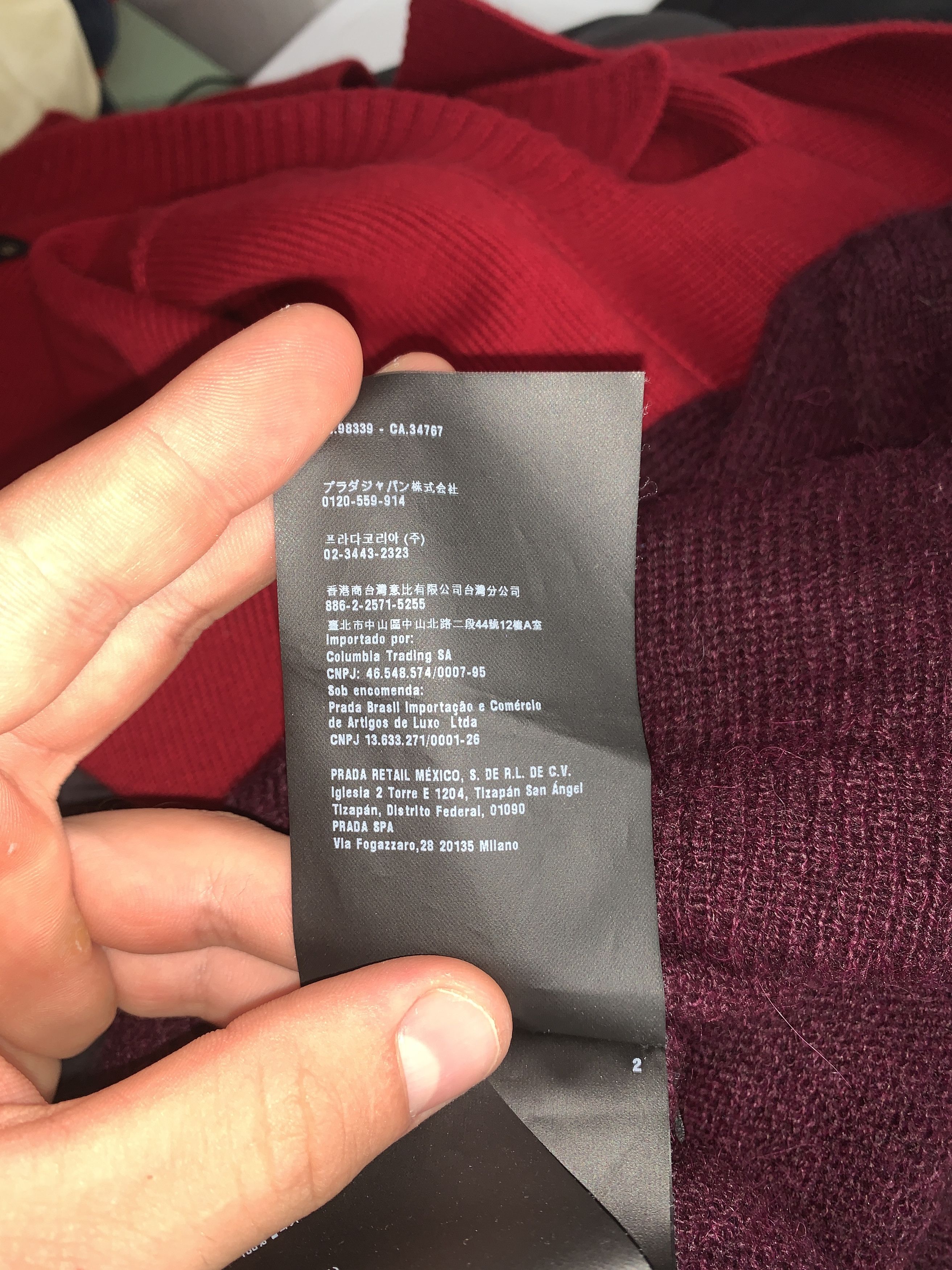 Prada Prada Milano Alpaca V-Neck Pullover Jumper Size 52 50 L Size US M / EU 48-50 / 2 - 18 Thumbnail