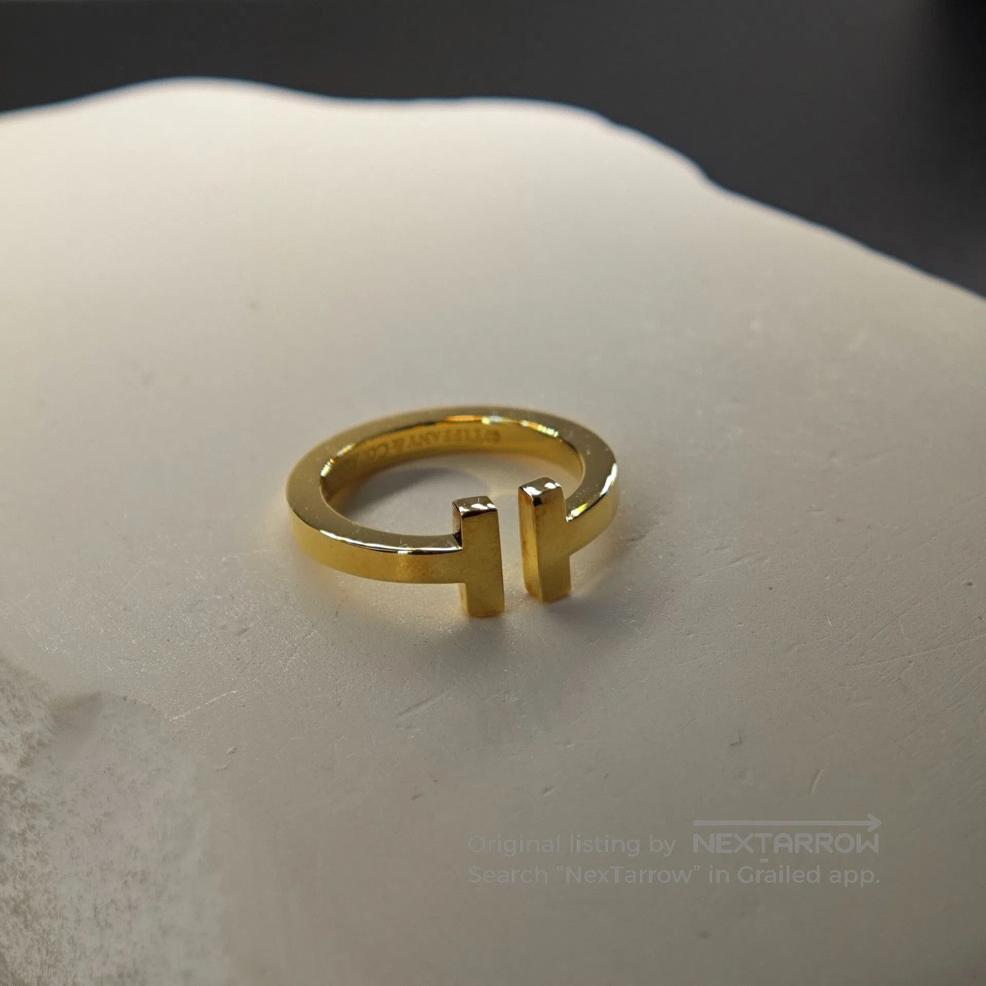 Tiffany & Co. Tiffany T Collection Wide Double T Ring. Size ONE SIZE - 1 Thumbnail