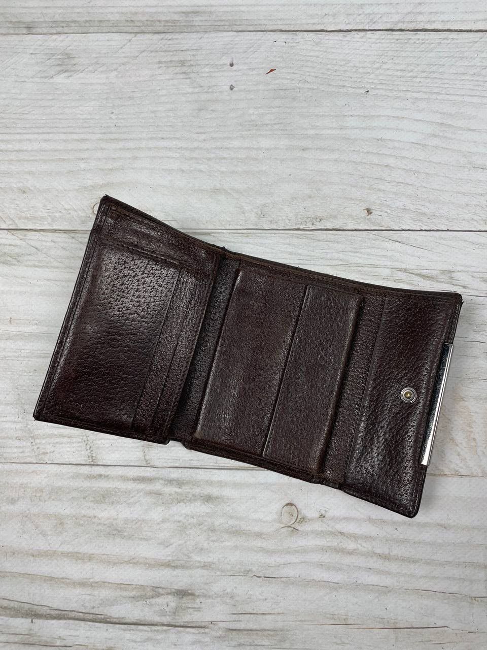Gucci Vintage Gucci Tri-Fold Wallet GG Plate Canvas Leather Unisex Size ONE SIZE - 10 Thumbnail