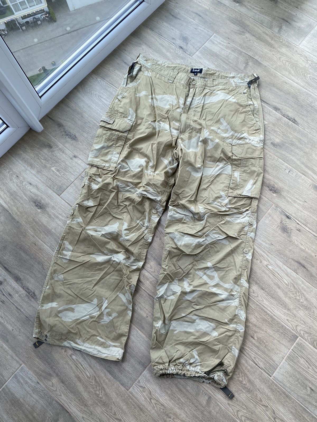 Schott × Vintage Vintage Camo Scott Cargo Pants Size US 36 / EU 52 - 2 Thumbnail