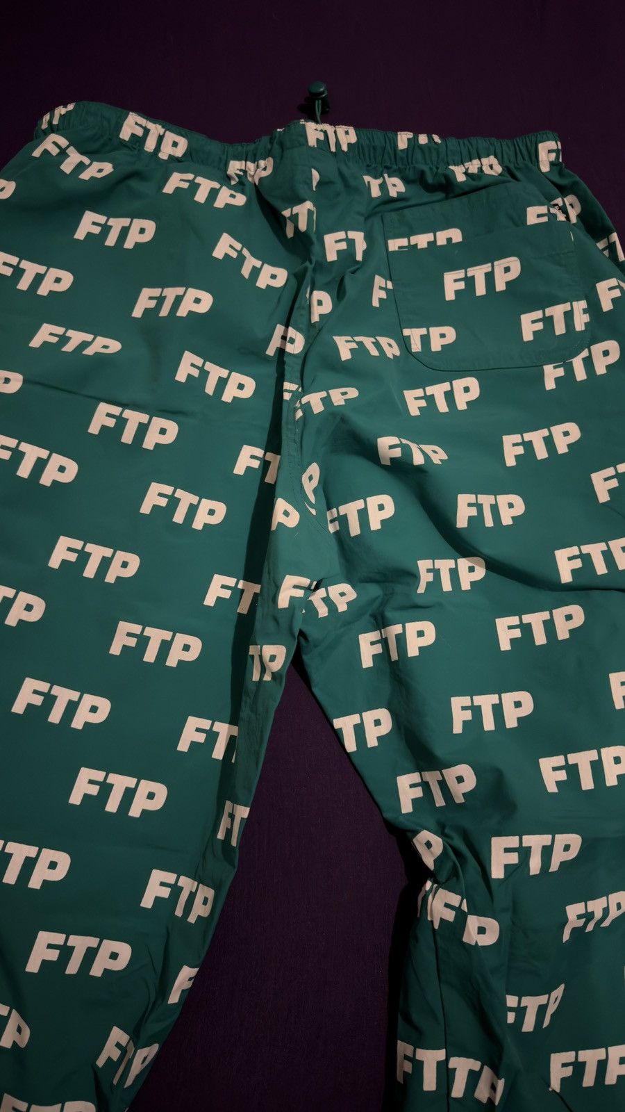 Fuck The Population FTP Anorak Pants Green Size US 36 / EU 52 - 2 Thumbnail