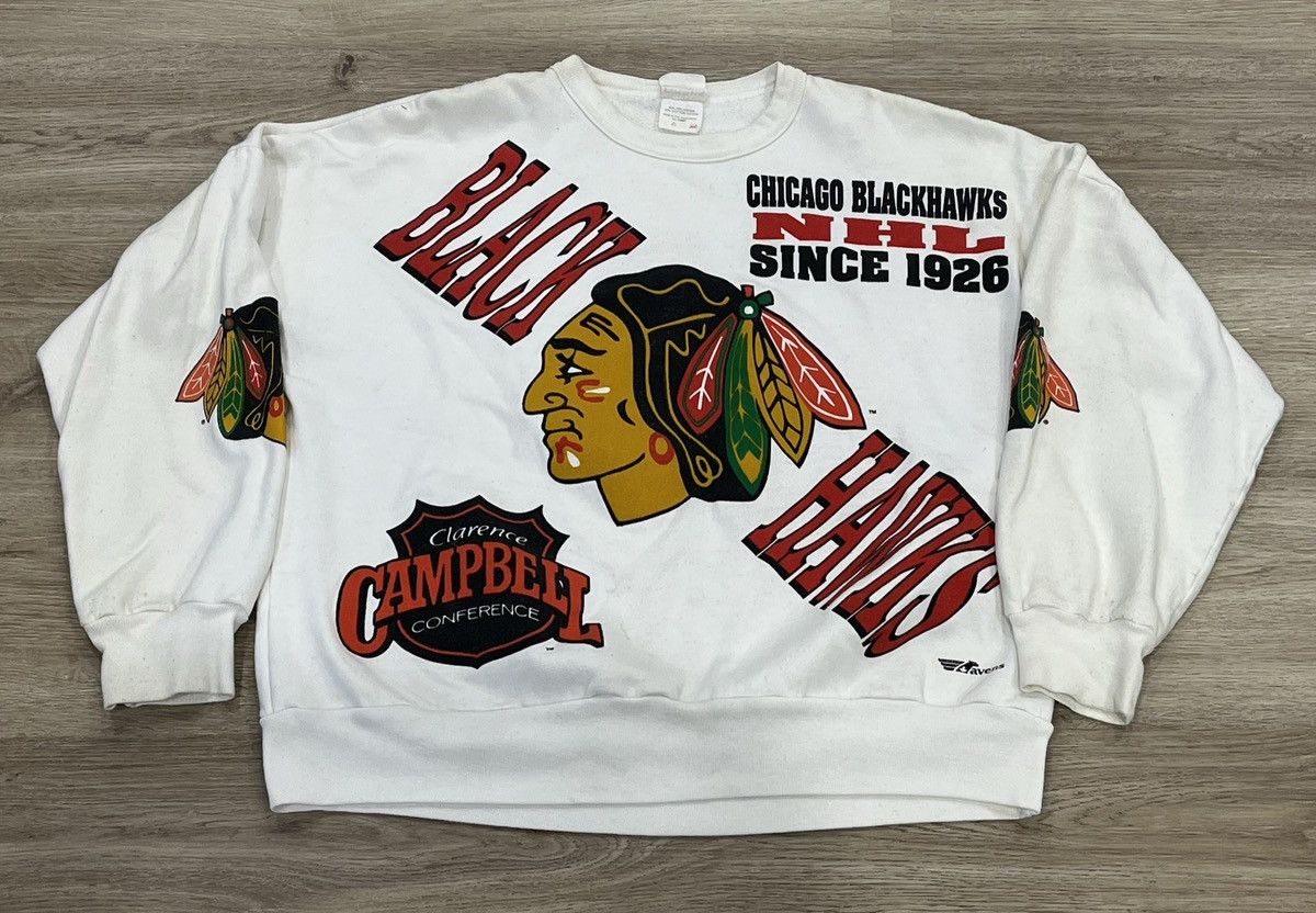 NHL 🔥2 Vintage Chicago Blackhawks Crewnecks - Size small Size US S / EU 44-46 / 1 - 6 Thumbnail