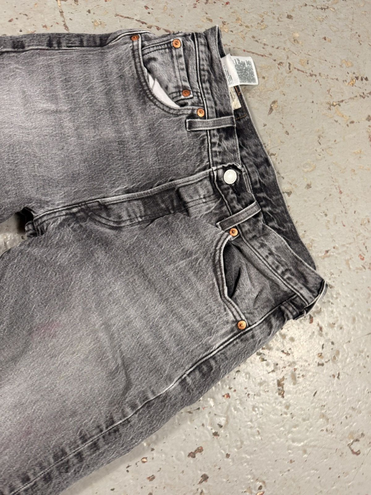 Levi's Vintage Ash Grey Faded Levi 501s Size US 29 - 5 Thumbnail