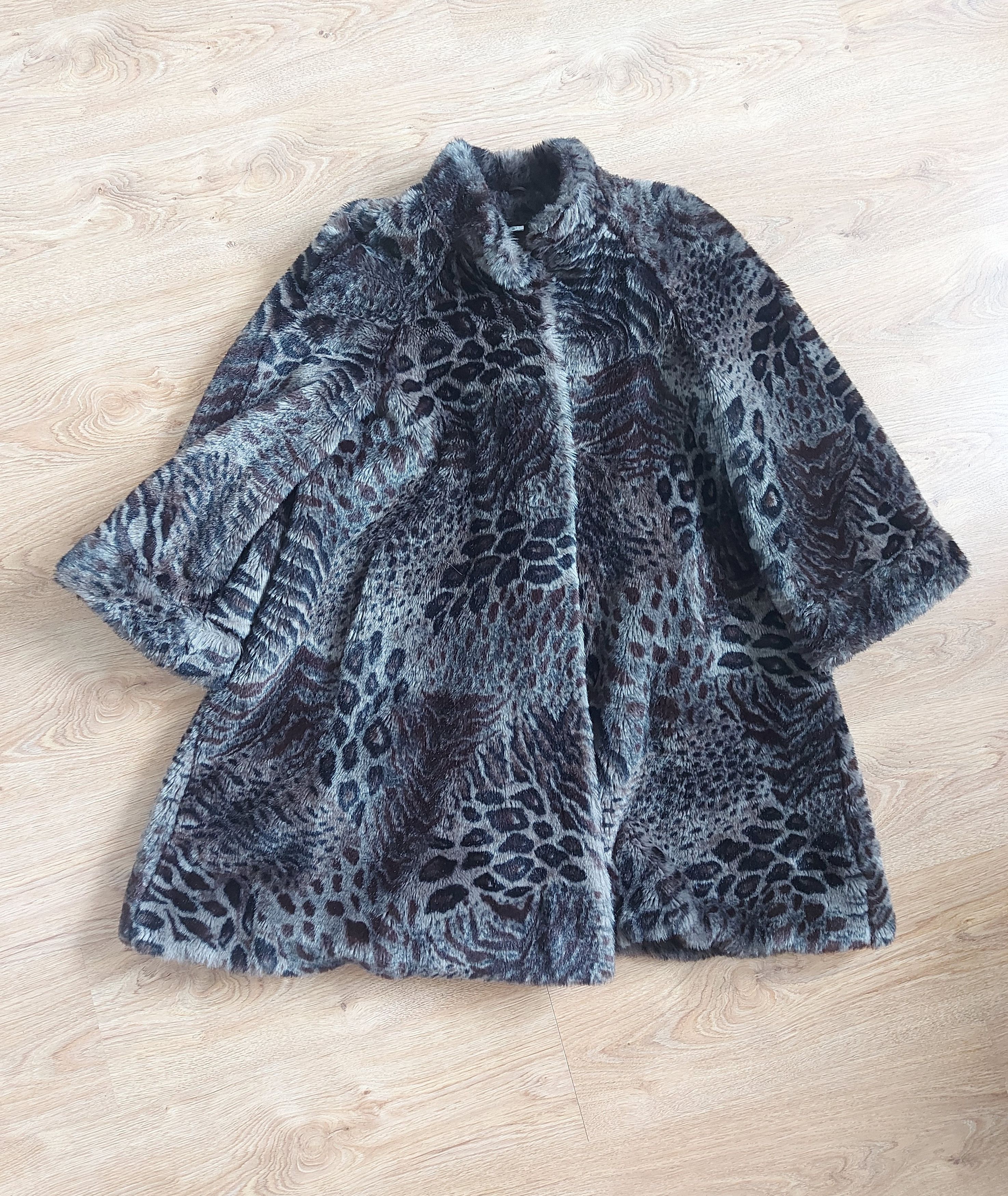Other Couture Helene Brown Women's Faux Fur Coat, Size M Size M / US 6-8 / IT 42-44 - 6 Thumbnail