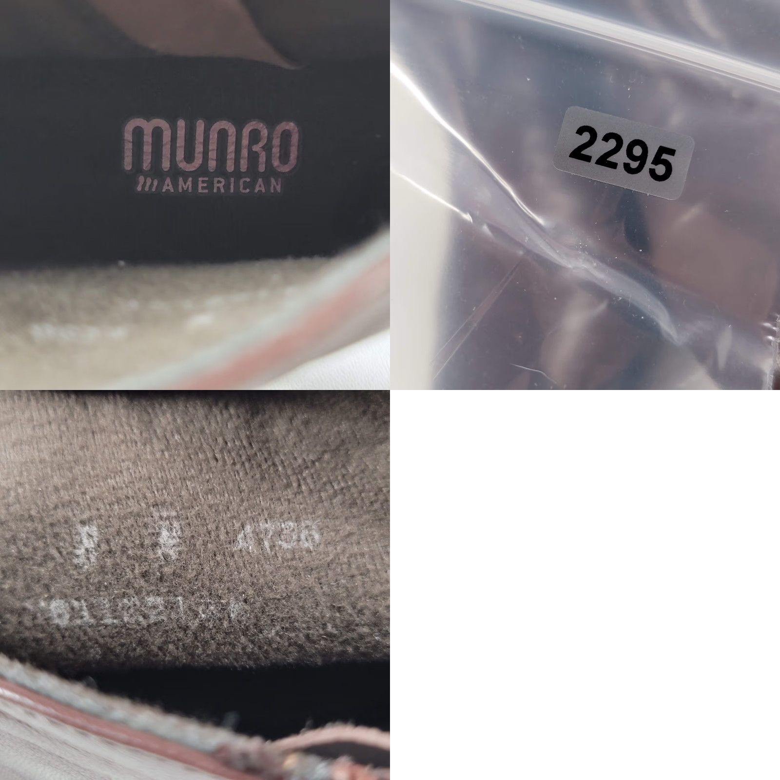 Vintage Munro Robyn Womens Size 8 M Brown Leather Ankle Boots bootie Woman Brown Leather Ankle Boots M Size US 8 / IT 38 - 9 Thumbnail