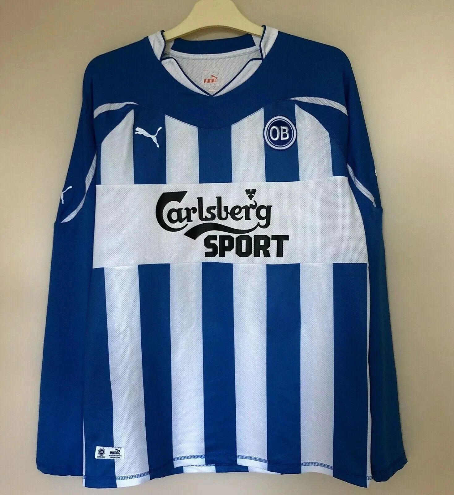 Puma BK ODENSE 2011 2012 HOME JERSEY SOCCER LONG SLEEVE PUMA Size US M / EU 48-50 / 2 - 1 Thumbnail