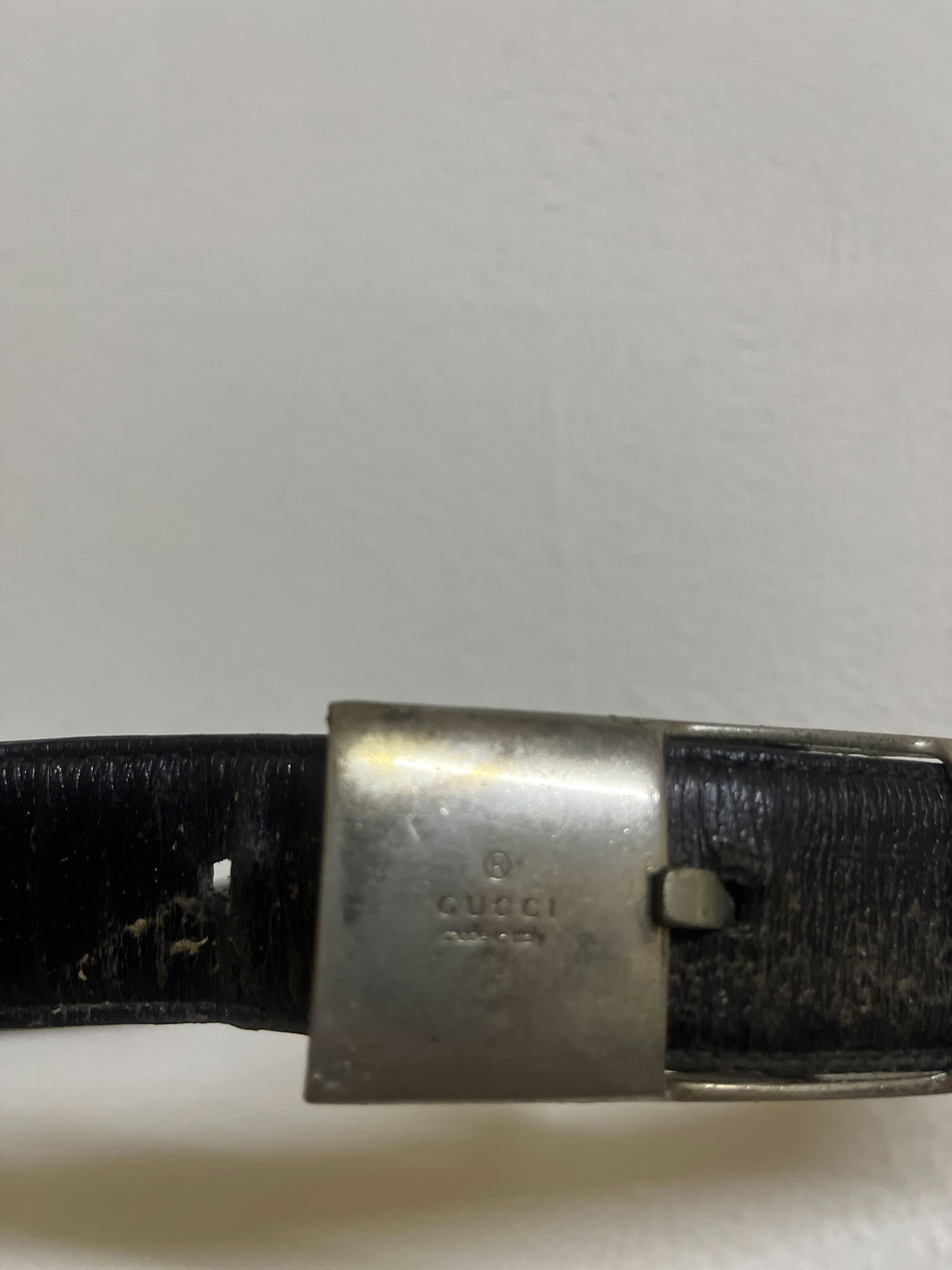 Gucci Vintage Gucci Belt Leather Size 32 - 3 Thumbnail