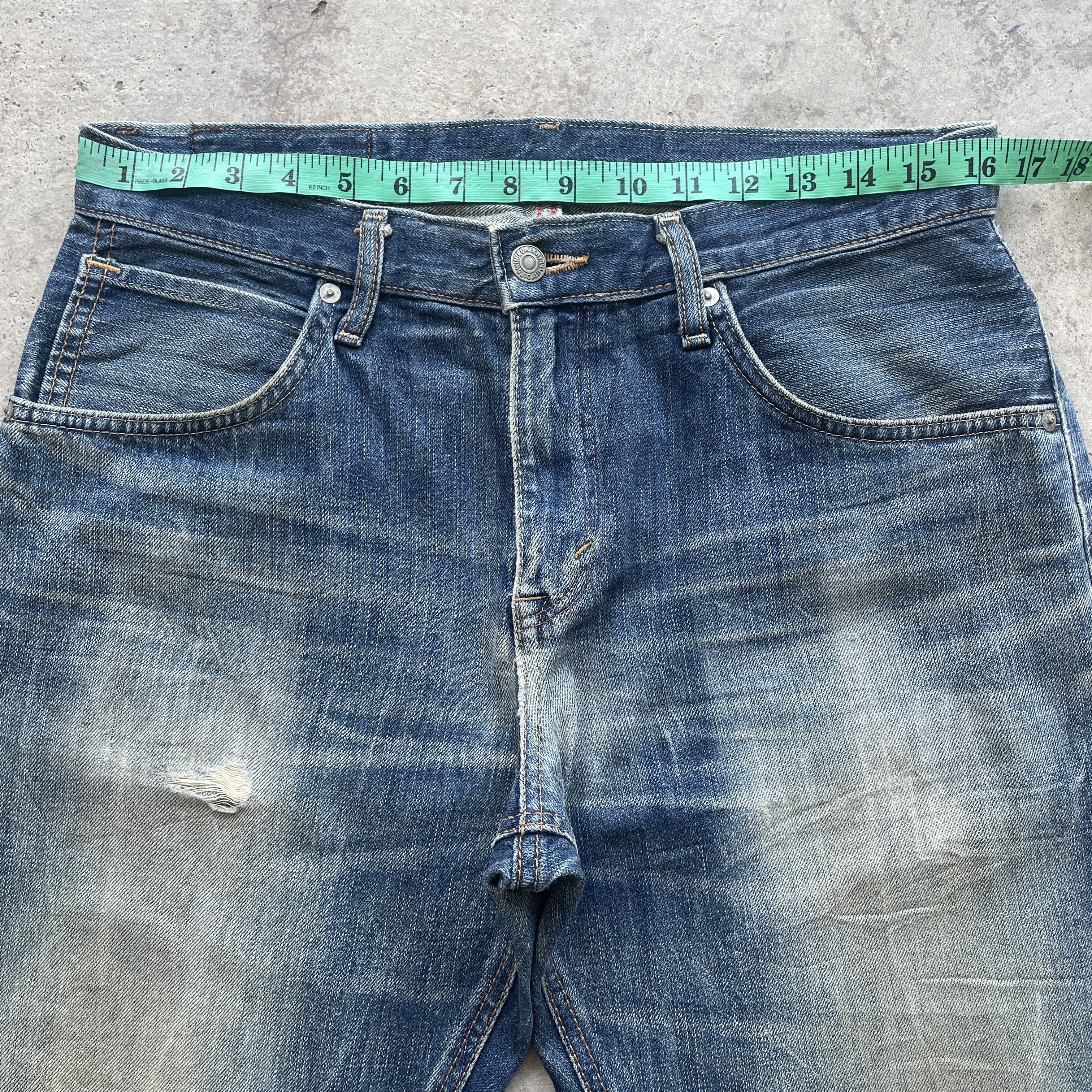 Edwin Vintage Edwin XV Distressed Rusty Jeans Faded Denim Pants Size US 32 / EU 48 - 5 Thumbnail