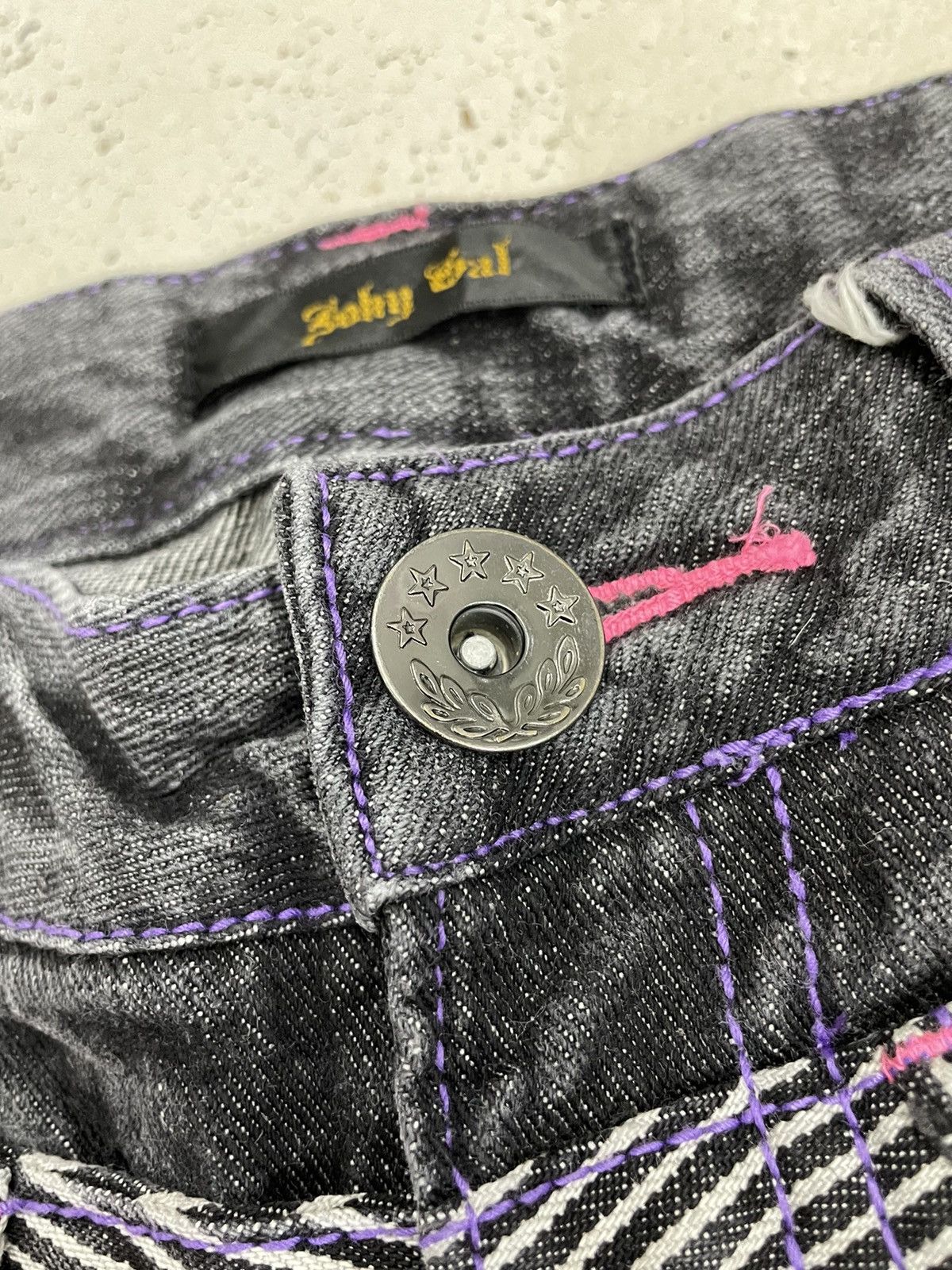 Hysteric Glamour × Japanese Brand Baby Gal Hickory Clone Devgru Y2K Surf Denim Size US 29 - 8 Thumbnail