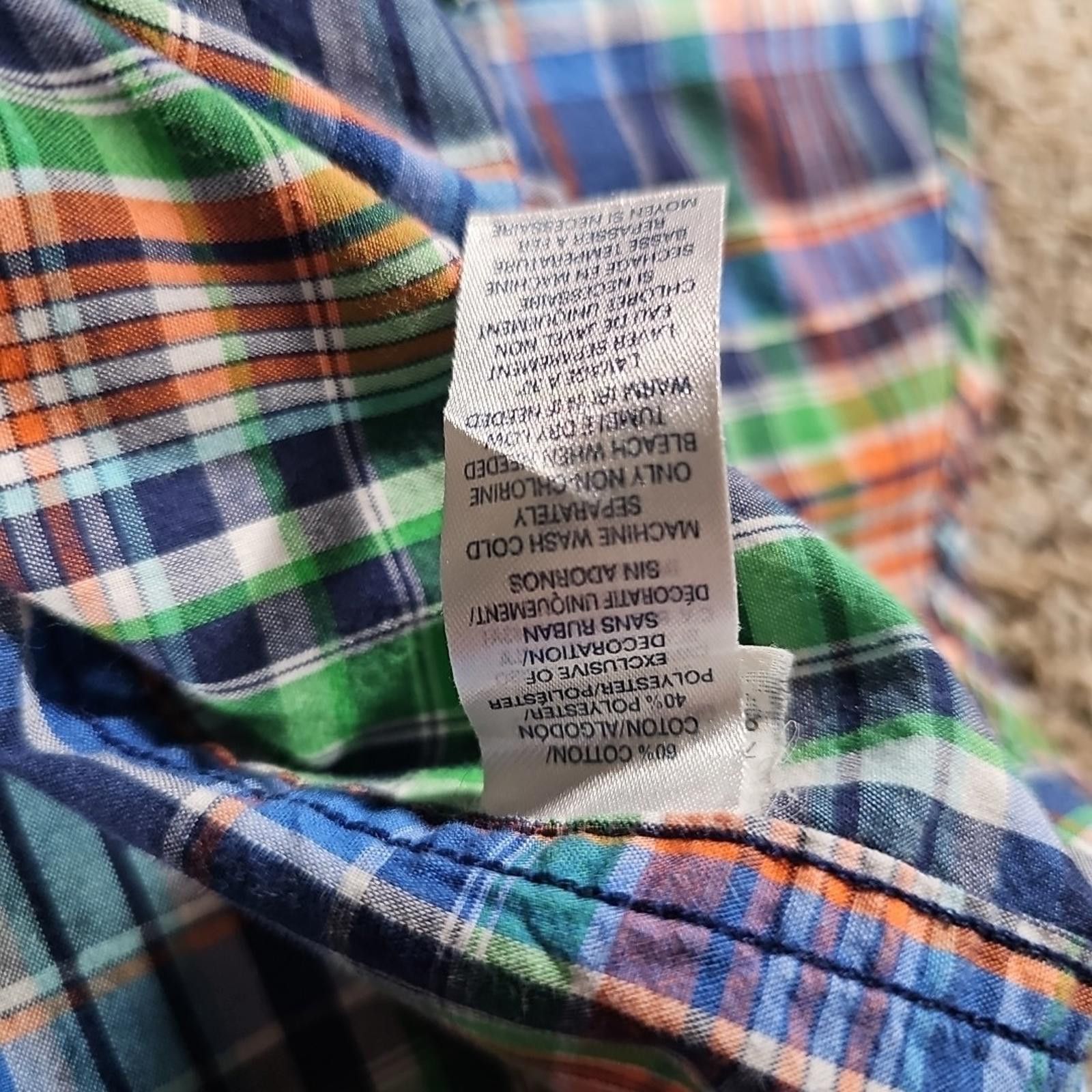 Chaps Chaps LT Easy Care Bright Plaid Button Up Size US L / EU 52-54 / 3 - 7 Thumbnail