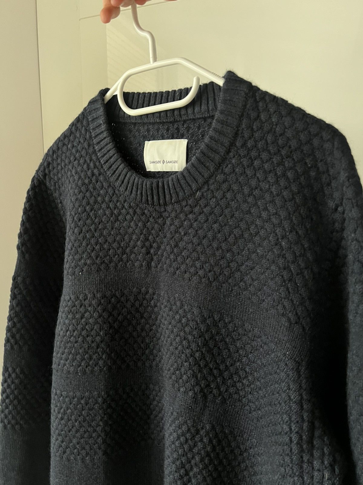 Samsoe Samsoe ‼️SAMSOE SAMSOE Dark Sapp LANA WOOL OLD MONEY STYLE SWEATER‼️ Size US XL / EU 56 / 4 - 8 Thumbnail