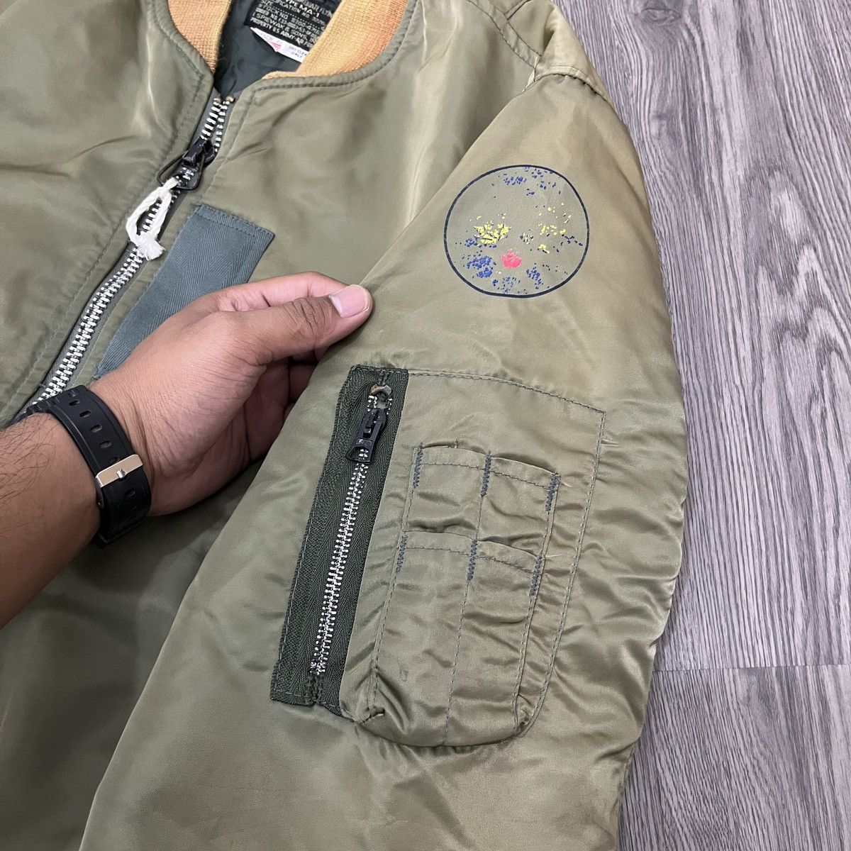 I. Spiewak And Sons Sunfaded Ma-1 Fly Jacket Reversible ifsixwasnine Lgb Size US M / EU 48-50 / 2 - 8 Thumbnail