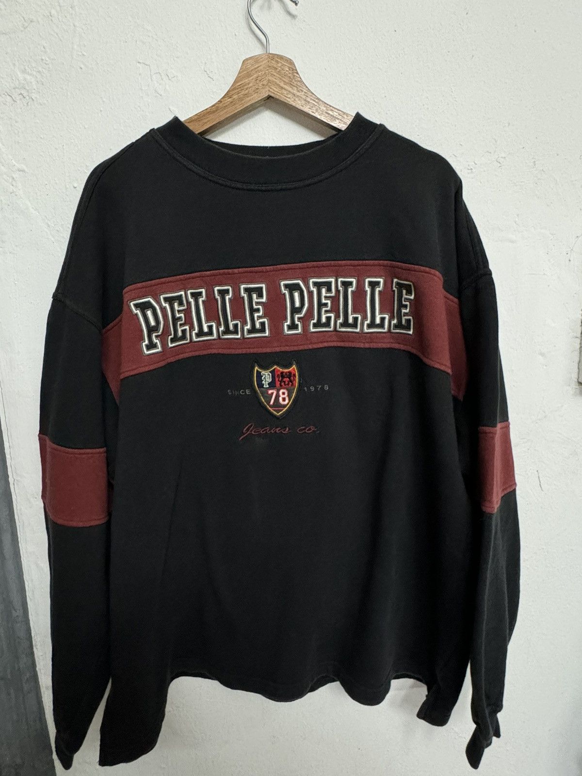 Pelle Pelle × Vintage Pelle Pelle Sweatshirt Vintage Size US XL / EU 56 / 4 - 1 Thumbnail