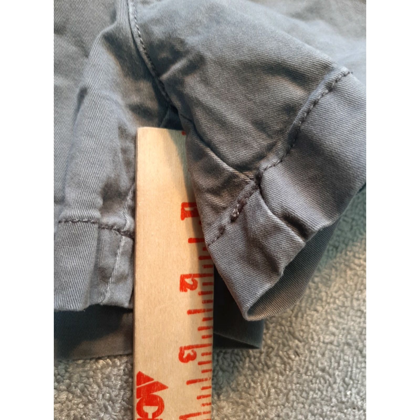 Vintage A New Day Gray Shorts Womens Stretch Size 8 Casual Chino Belt Pockets Regular Rise High Size 28" / US 6 / IT 42 - 5 Thumbnail