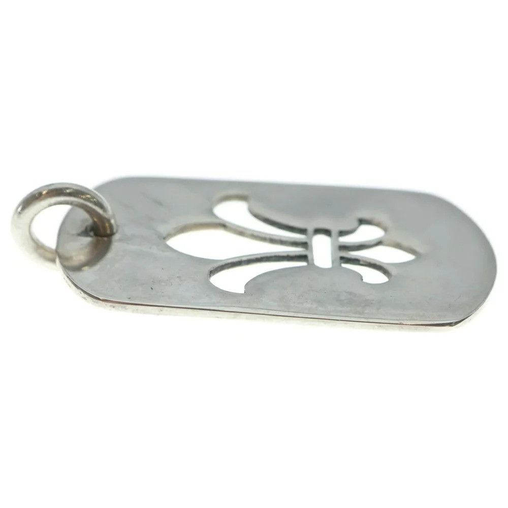 Chrome Hearts 🔥 CHROME HEARTS LARGE FLEUR CUT OUT DOG TAG Size ONE SIZE - 6 Thumbnail