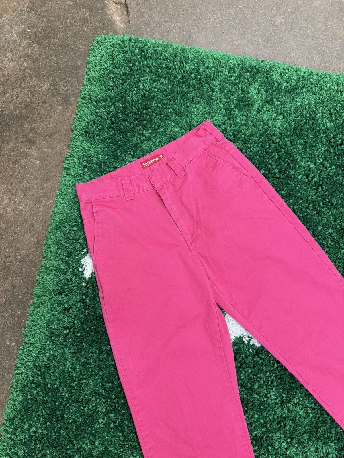 Supreme Supreme Bright Pink Work Pants FW20 Sz. 30 Size US 30 / EU 46 - 2 Thumbnail