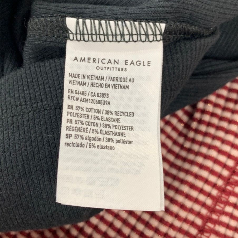 American Eagle Outfitters 2 New American Eagle Aerie Small Ribbed Henley Button Tops Size S / US 4 / IT 40 - 5 Thumbnail