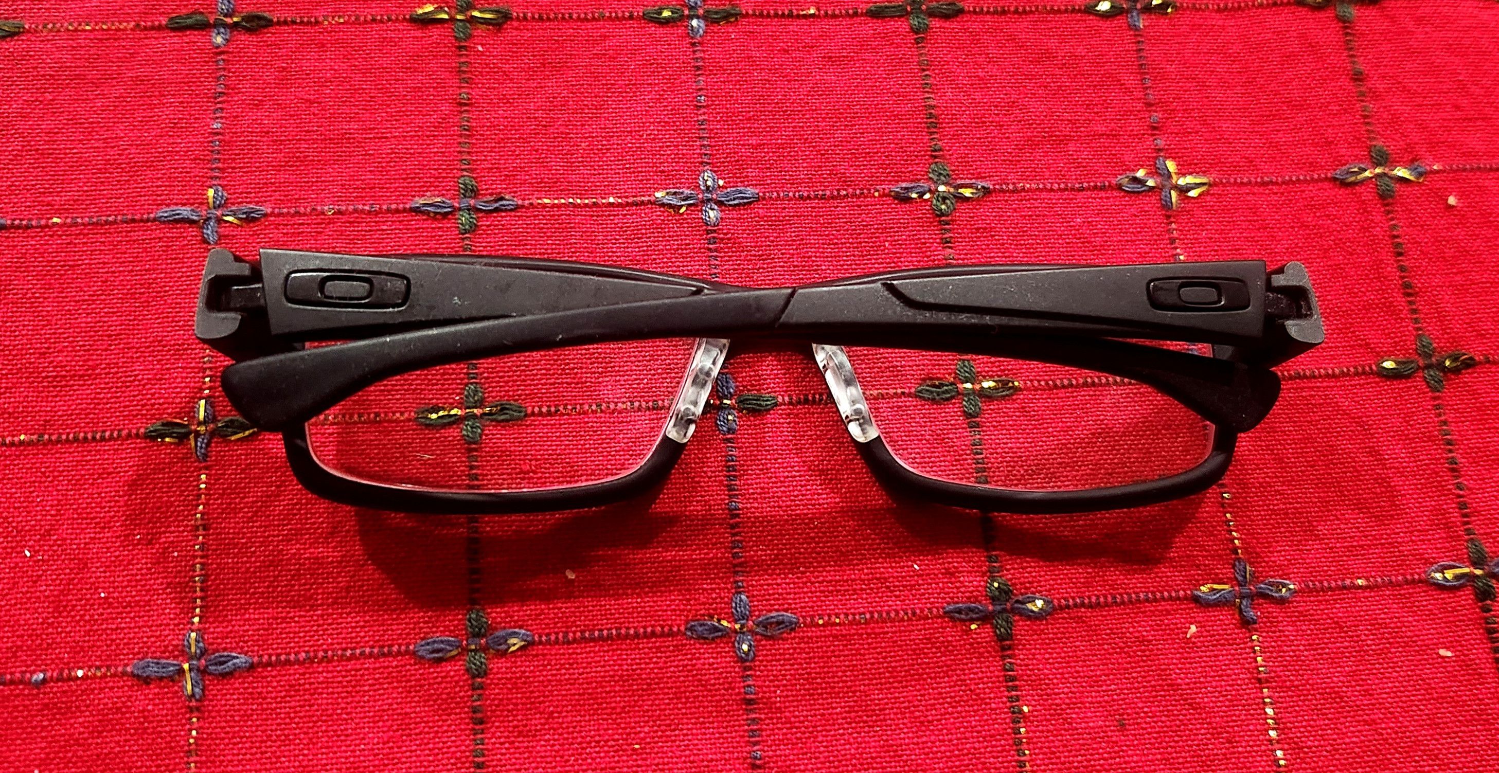 Oakley Oakley Airdrop OX8046-0155 Satin Black Rectangle Eyeglasse Size ONE SIZE - 7 Thumbnail