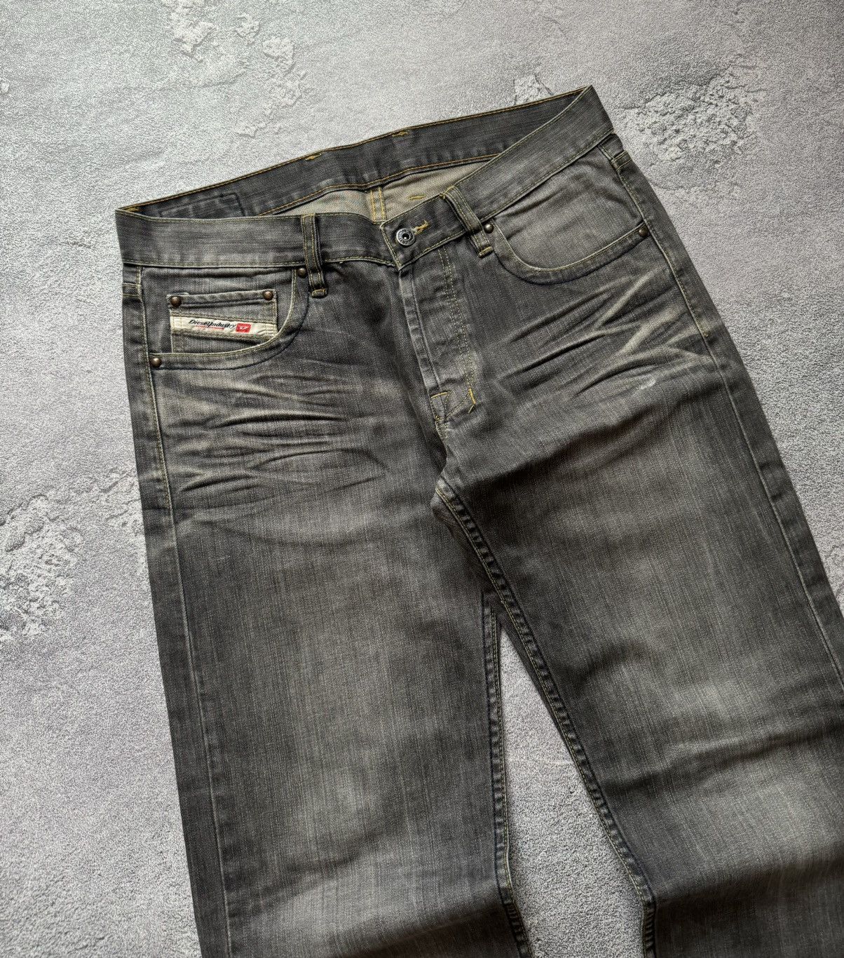 Diesel × Diesel Black Gold Diesel 34/34 relaxed denim pant trouser Jean chino distresse Size US 34 / EU 50 - 9 Thumbnail