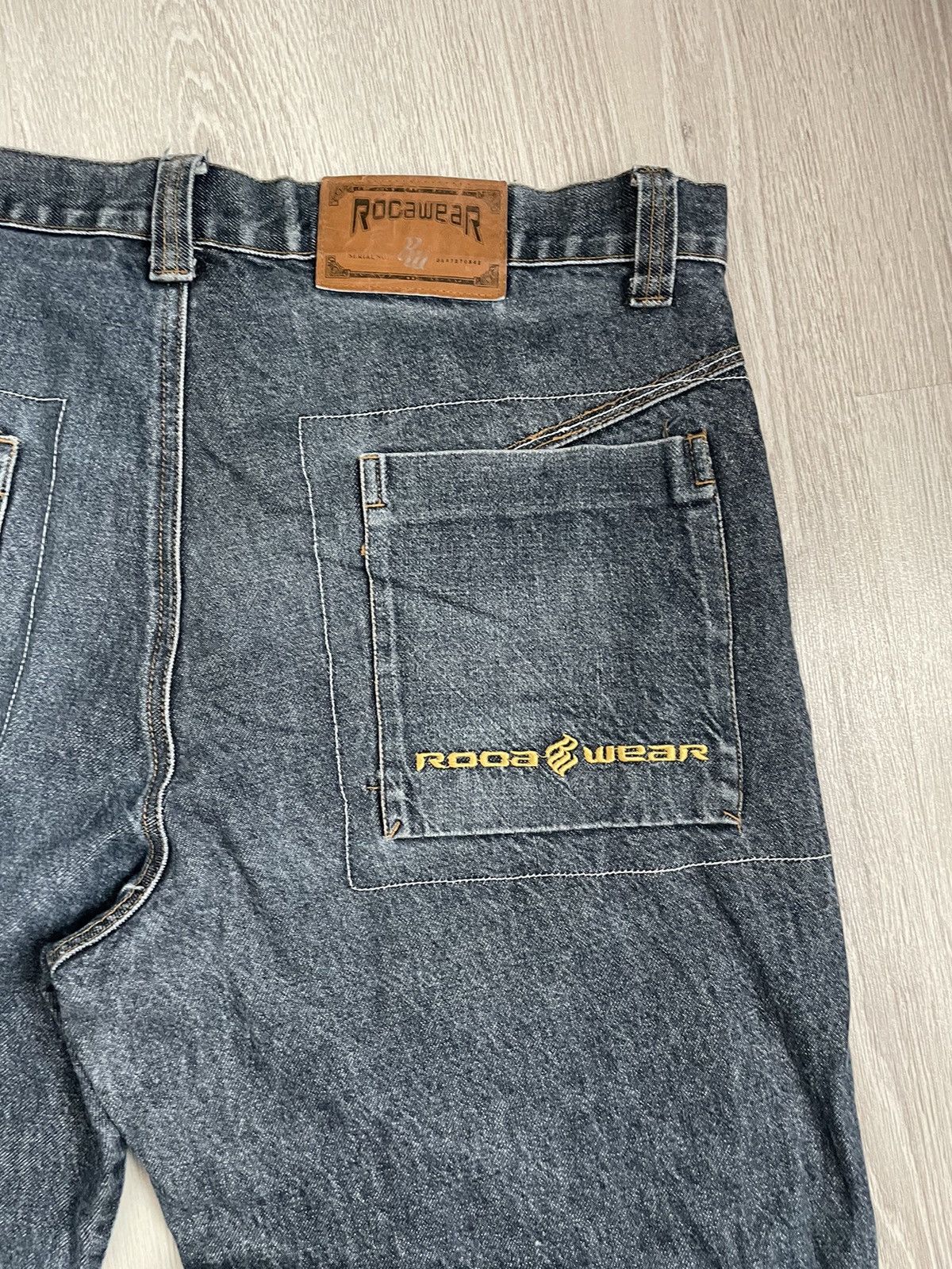 Rocawear Y2K Baggy Rap Jeans Vintage Size US 38 / EU 54 - 3 Thumbnail