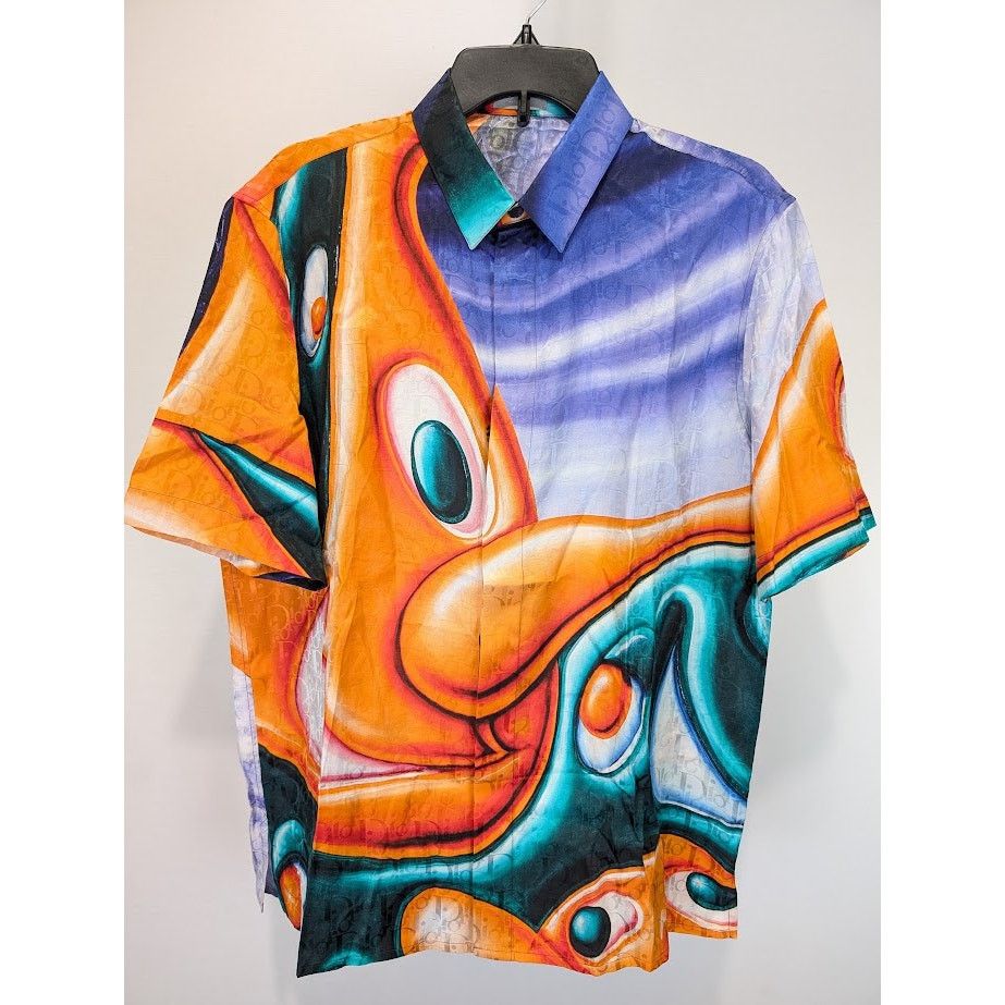 Dior o1rshd1 Print Shirt in Multicolor Size US S / EU 44-46 / 1 - 2 Thumbnail