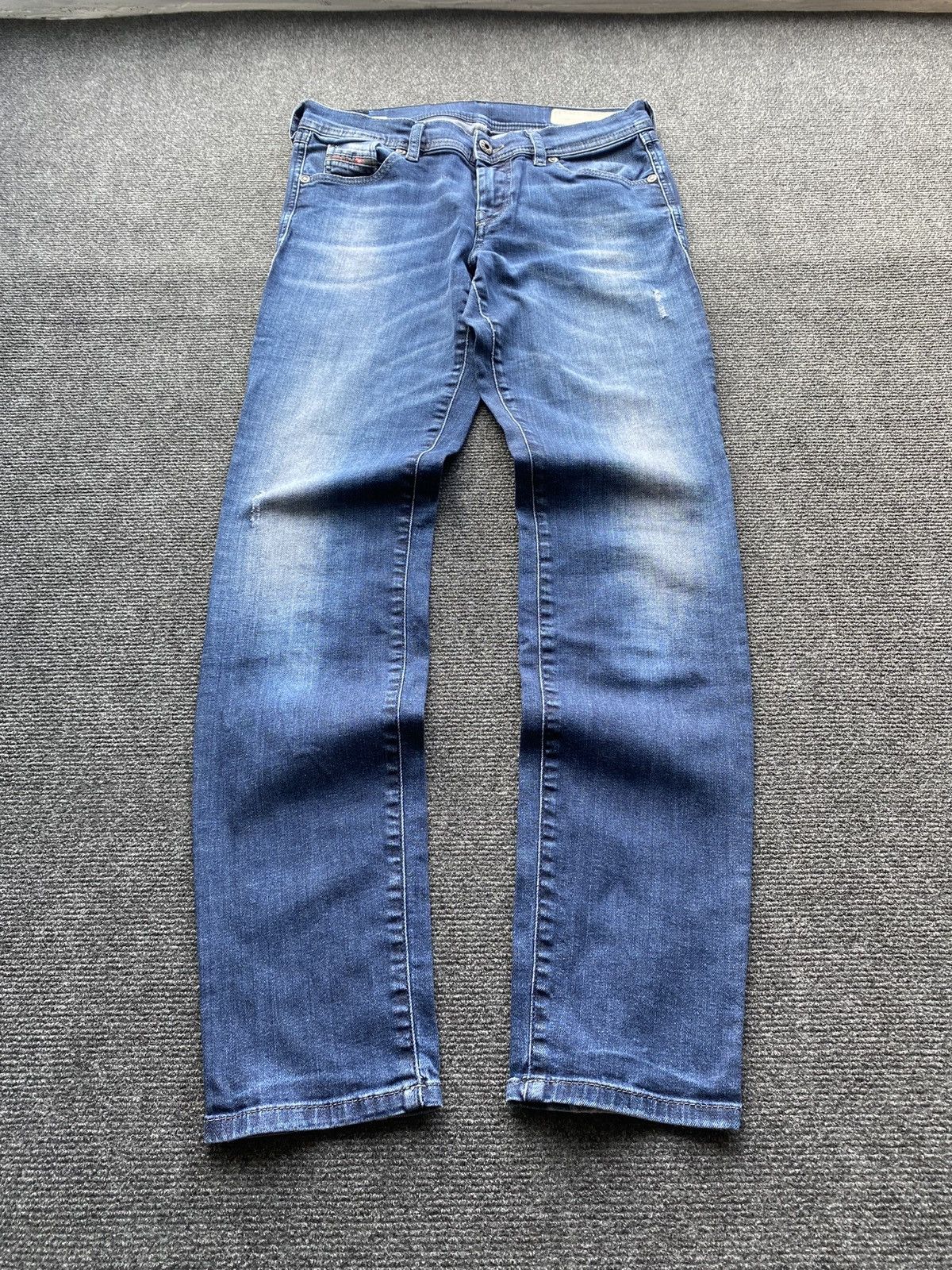 Diesel 🔥Opium Punk Diesel francy blue jeans women 28 alt goth emo Size 28" / US 6 / IT 42 - 22 Thumbnail