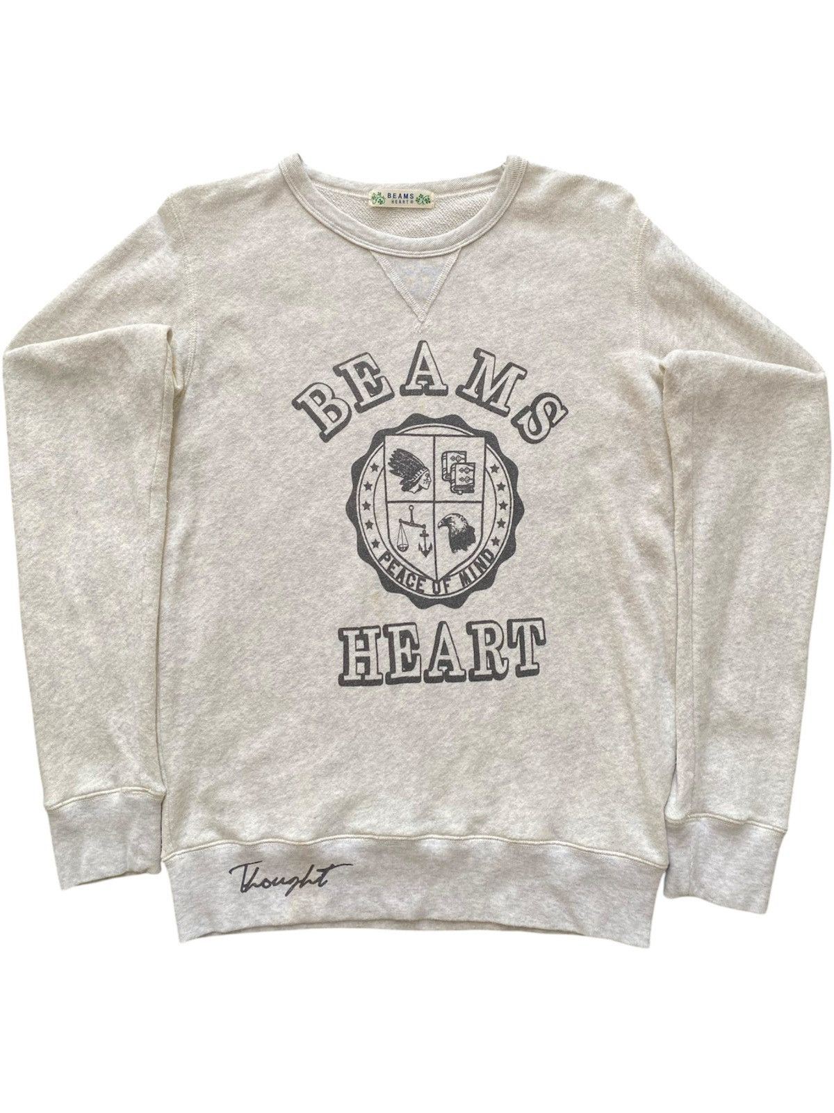Beams Plus Vintage Beams Heart B.M.S.H 1943 Sweatshirt Size US M / EU 48-50 / 2 - 1 Thumbnail