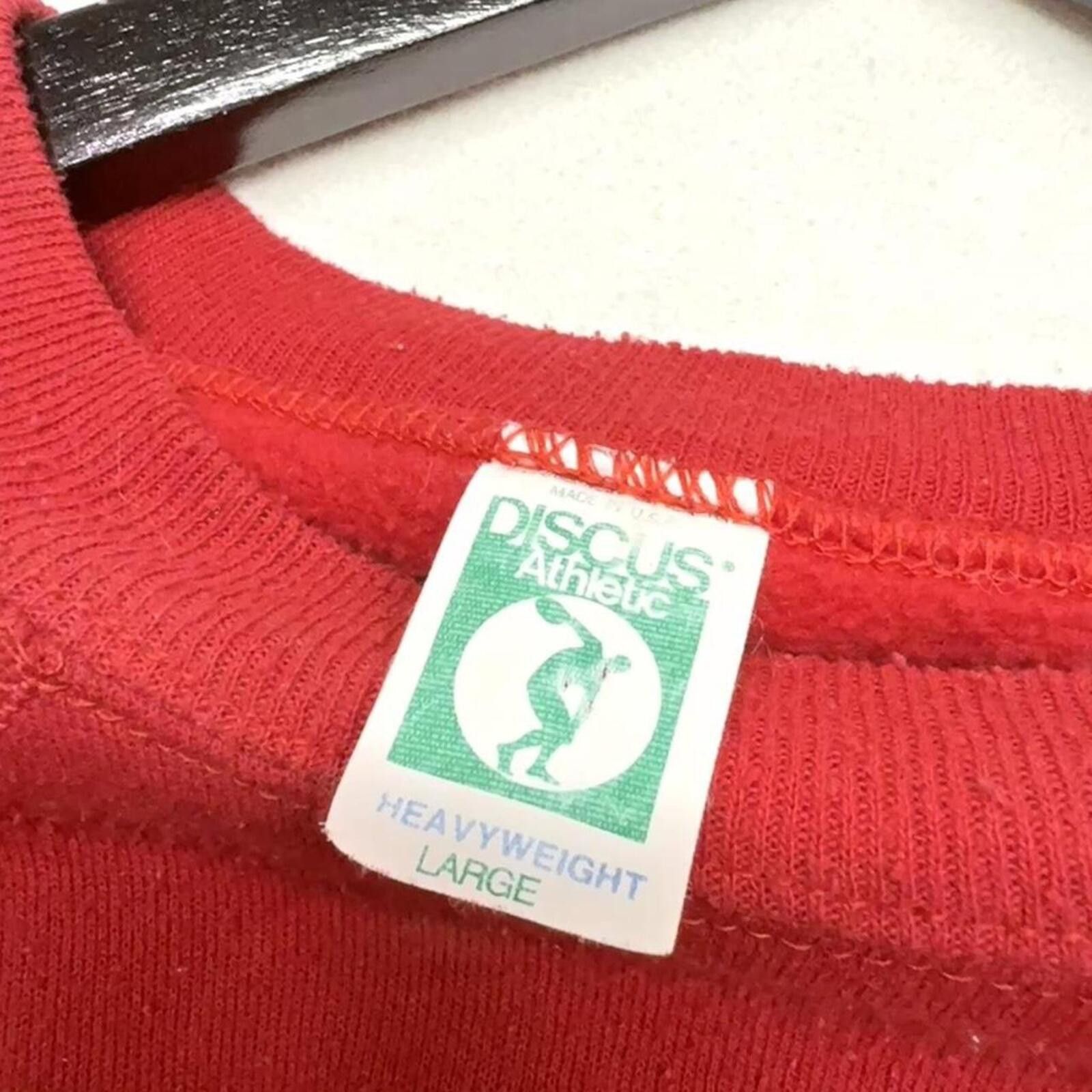 Other Vintage red 90s Discus Athletic crewneck sweatshirt Size L Size US L / EU 52-54 / 3 - 6 Thumbnail