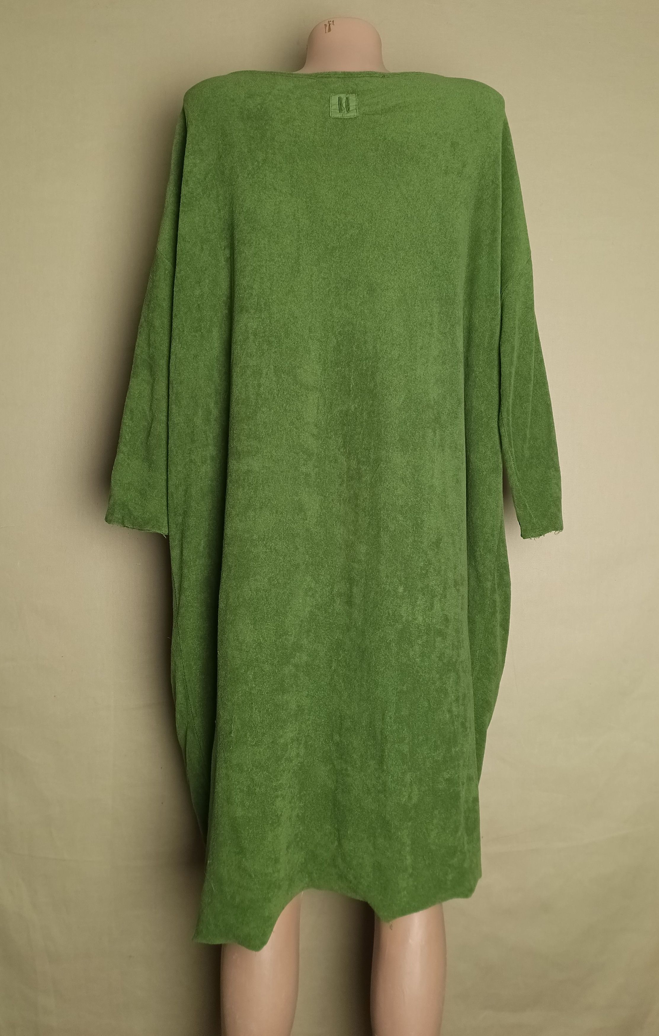 hannes roether Hannes Roether Green Oversized Cotton Dress Size M Size M / US 6-8 / IT 42-44 - 3 Thumbnail