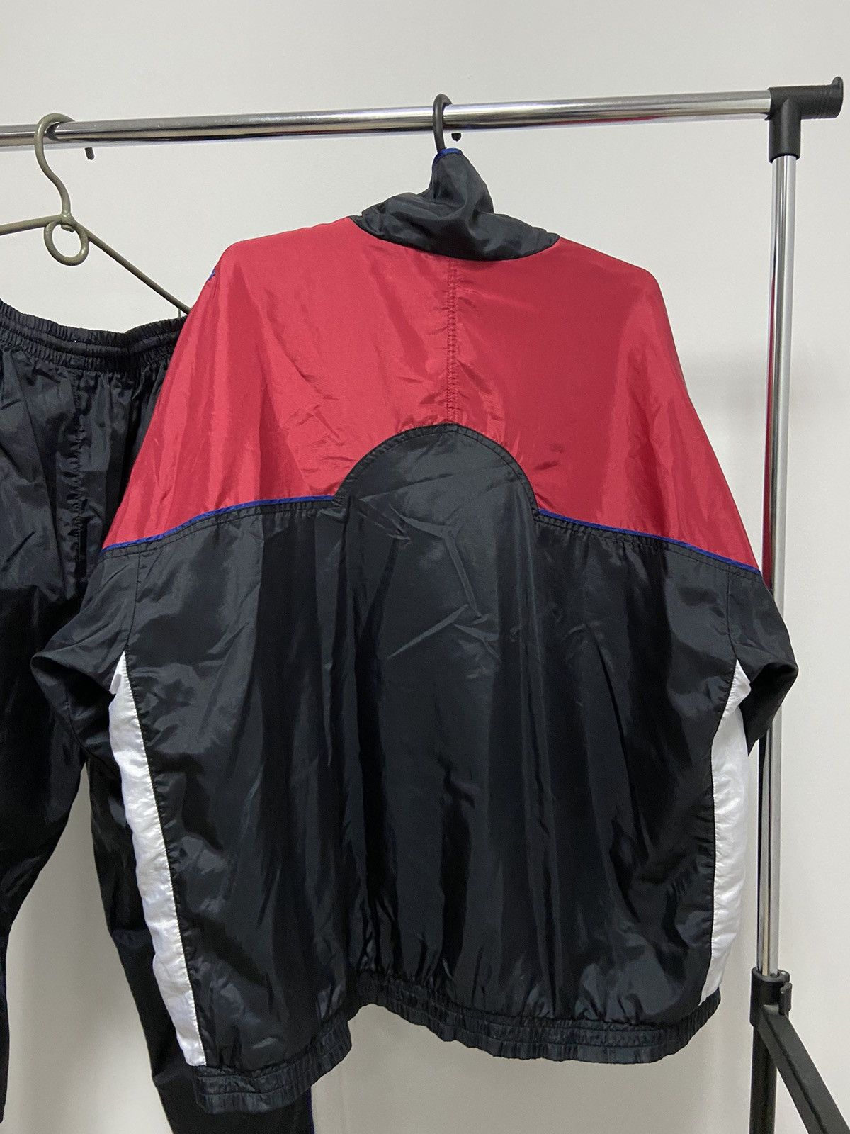 Nike × Vintage Nike Sweat Suit Vintage 90s Big Logo Pants Sweatshirt Nylon Size US L / EU 52-54 / 3 - 4 Thumbnail