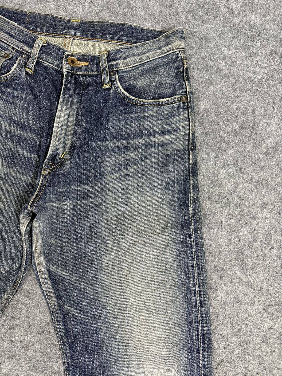 Kapital A14 EDWIN 505ZX SELVEDGE DENIM MUD WASH Size US 29 - 3 Thumbnail