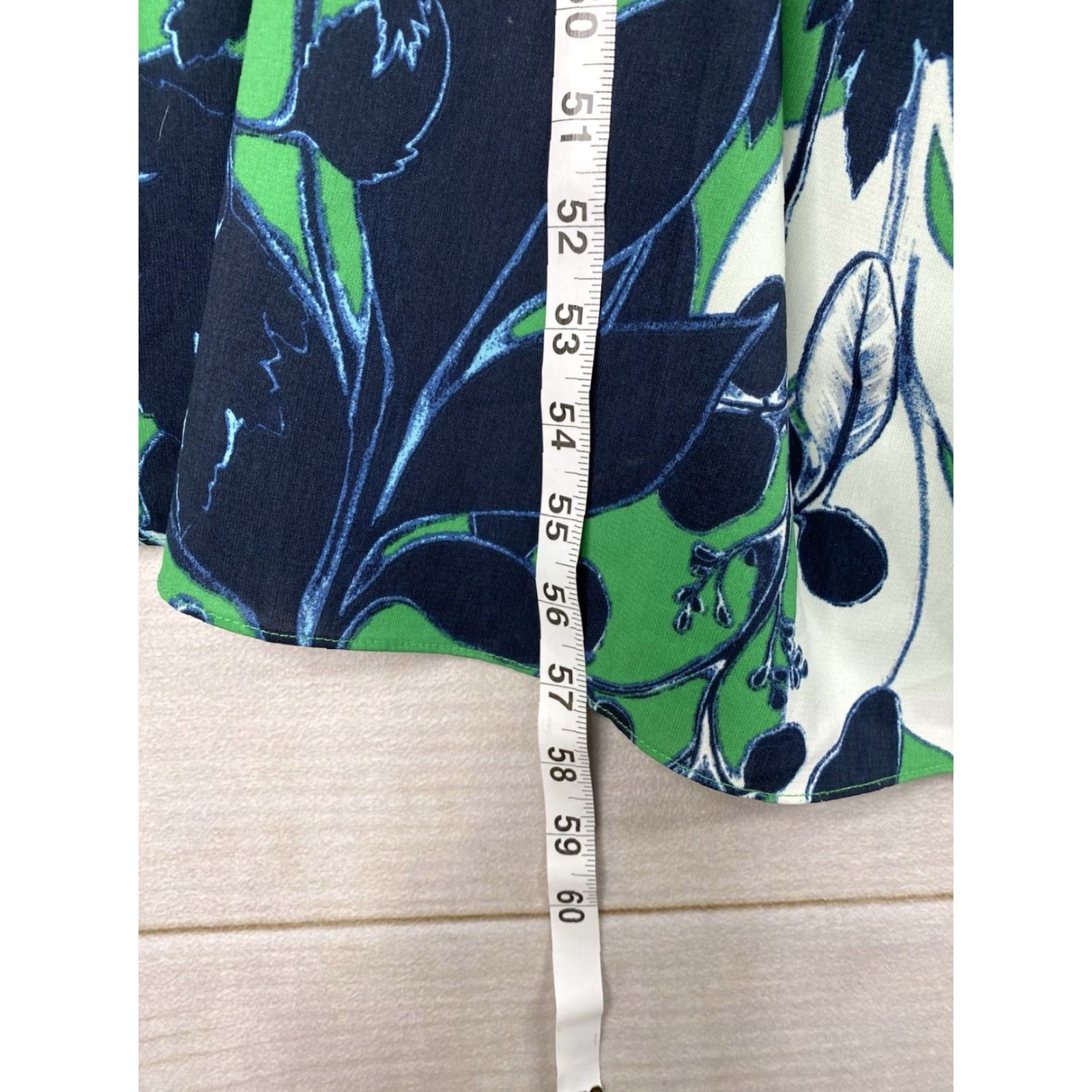 Coldwater Creek VINTAGE Coldwater Creek Maxi Dress Green Floral Classic Tie Waist V Neck Sleeveless Lined Size 10 Women's Boho Size L / US 10 / IT 46 - 6 Thumbnail