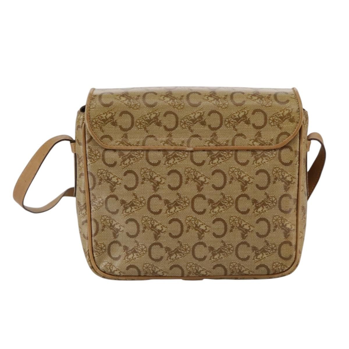 Celine CELINE C Sulky Shoulder Bag Pvc Beige Gold Size ONE SIZE - 3 Thumbnail