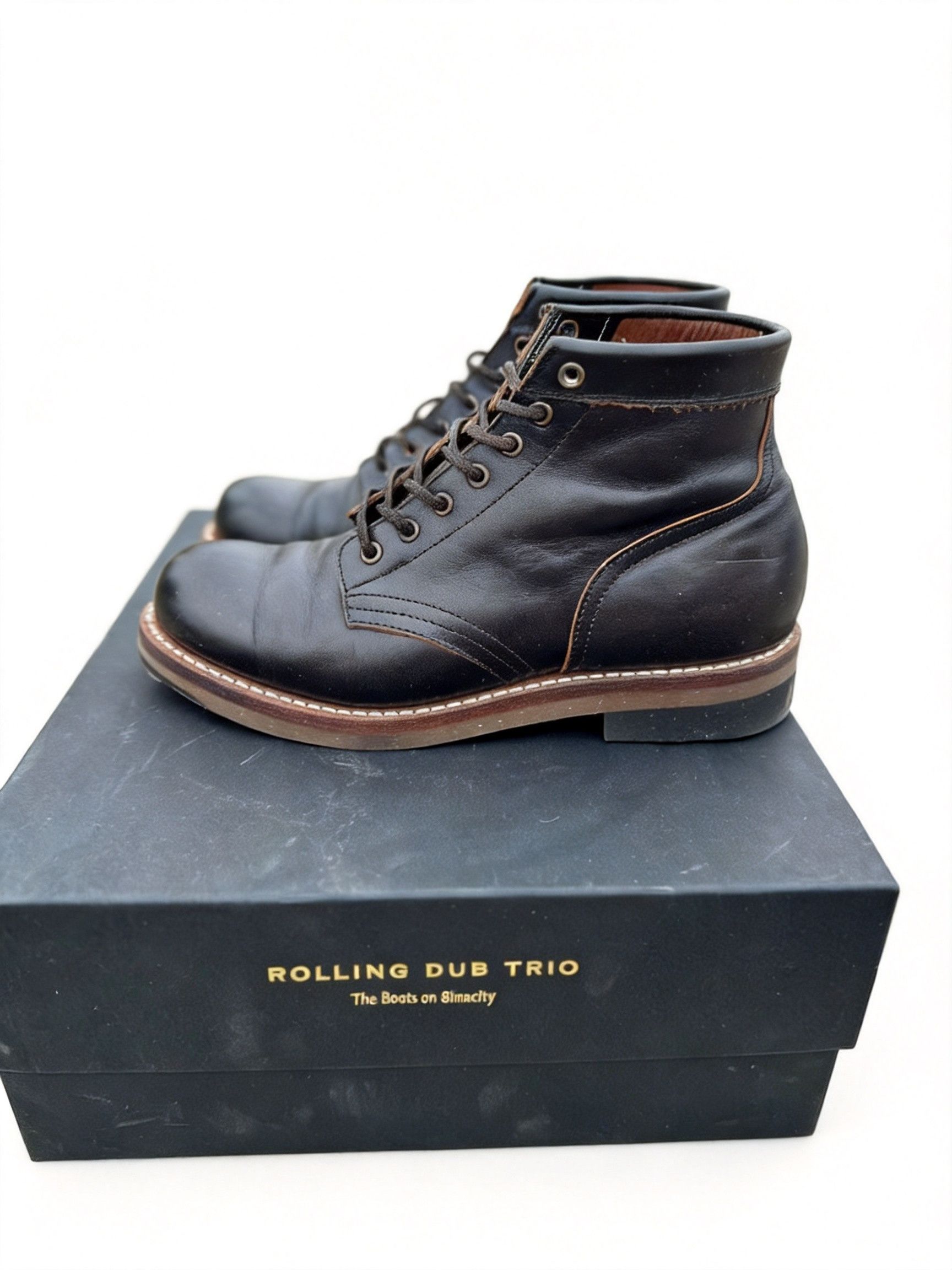 Rolling Dub Trio Gleaners Zip Black Calf | Grailed