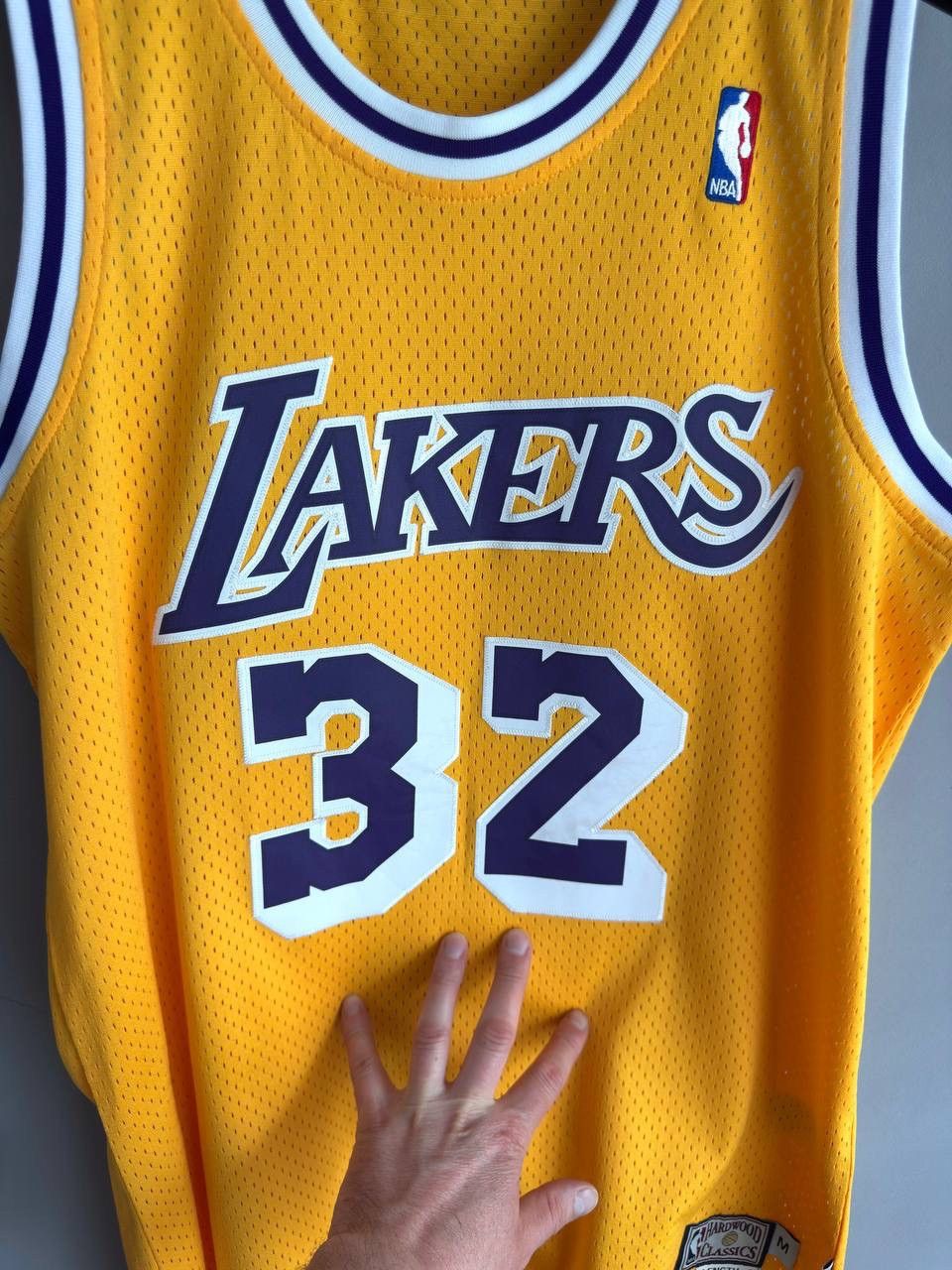 Adidas Adidas L. A. Lakers NBA Basketball Jersey #32 JOHNSON Size M Size US M / EU 48-50 / 2 - 7 Thumbnail