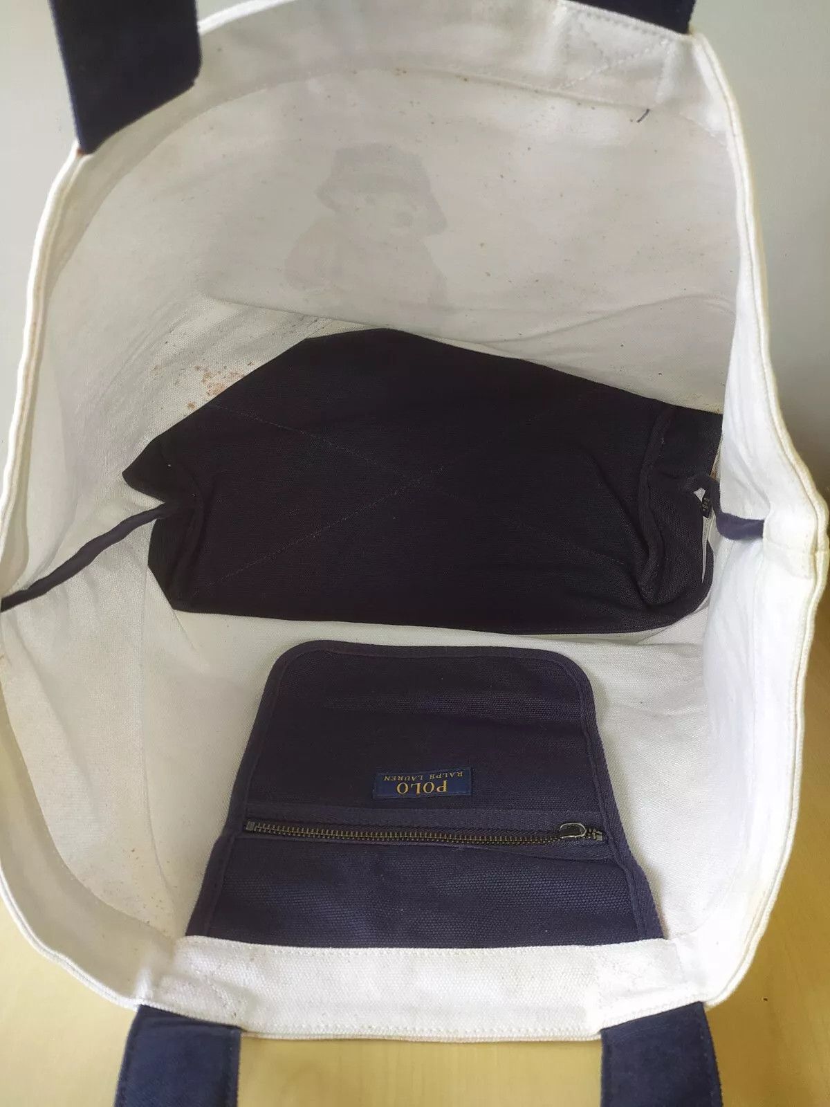 Polo Ralph Lauren Polo Ralph Lauren Polo Bear canvas tote bag IFD 8053 Size ONE SIZE - 7 Thumbnail